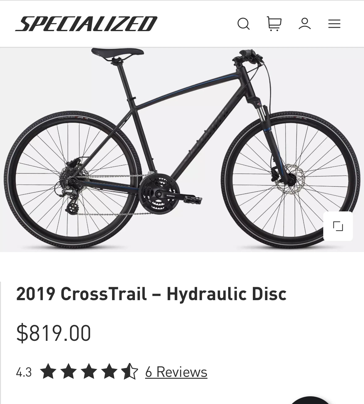 Specialized 2019 CrossTrail Hydraulic Disc Bike - photo 4