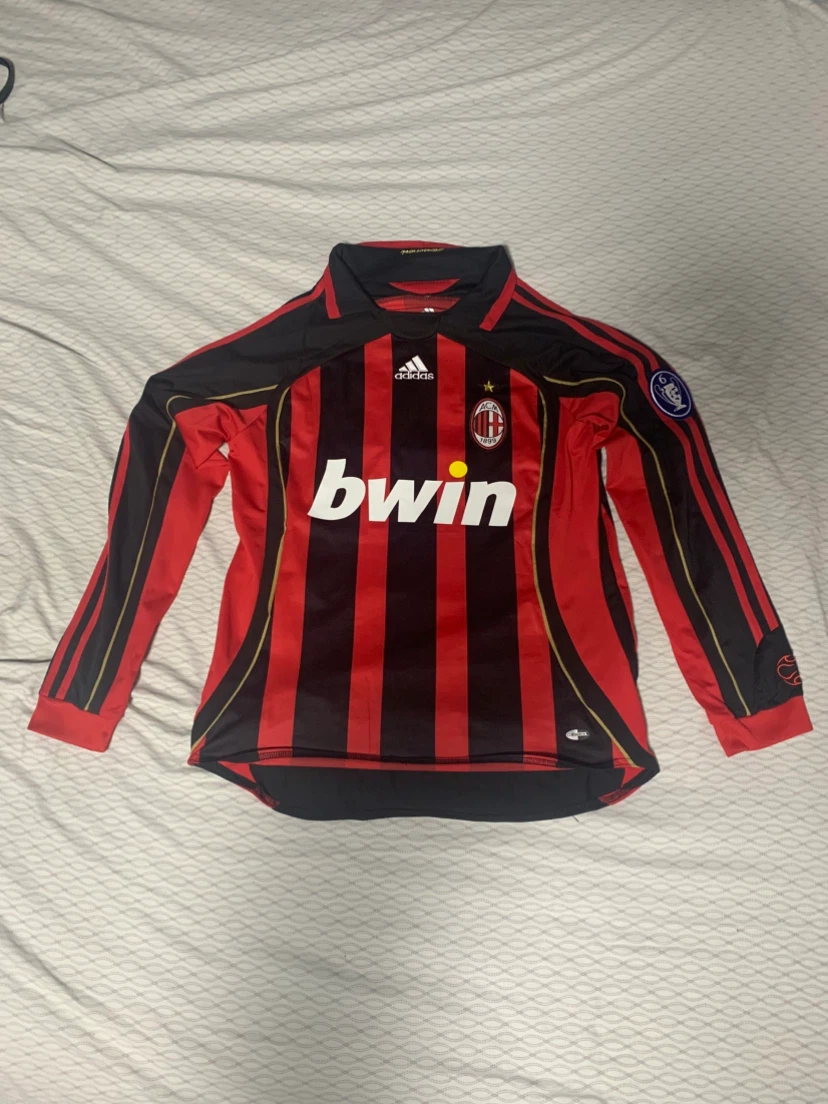AC Milan Kaka #22 Long Sleeve Soccer Jersey