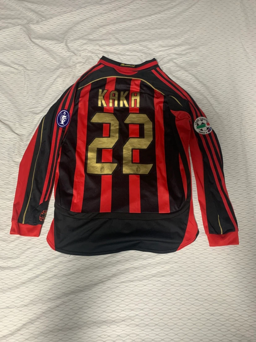 AC Milan Kaka #22 Long Sleeve Soccer Jersey - photo 3
