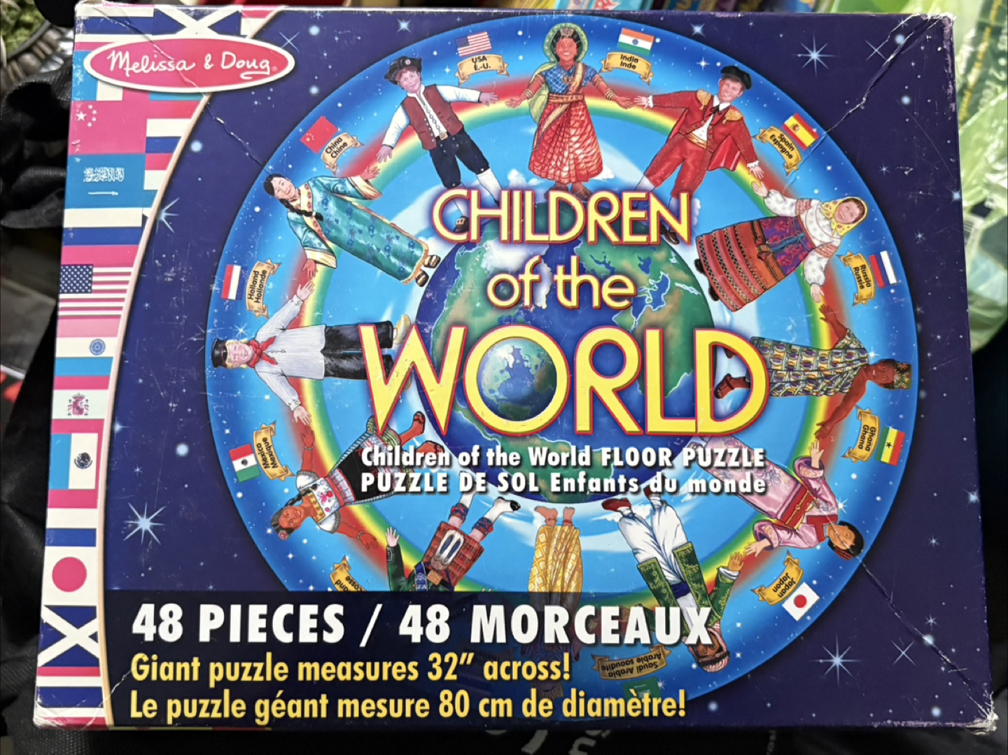 Melissa & Doug Children of the World ROUND Floor Puzzle
