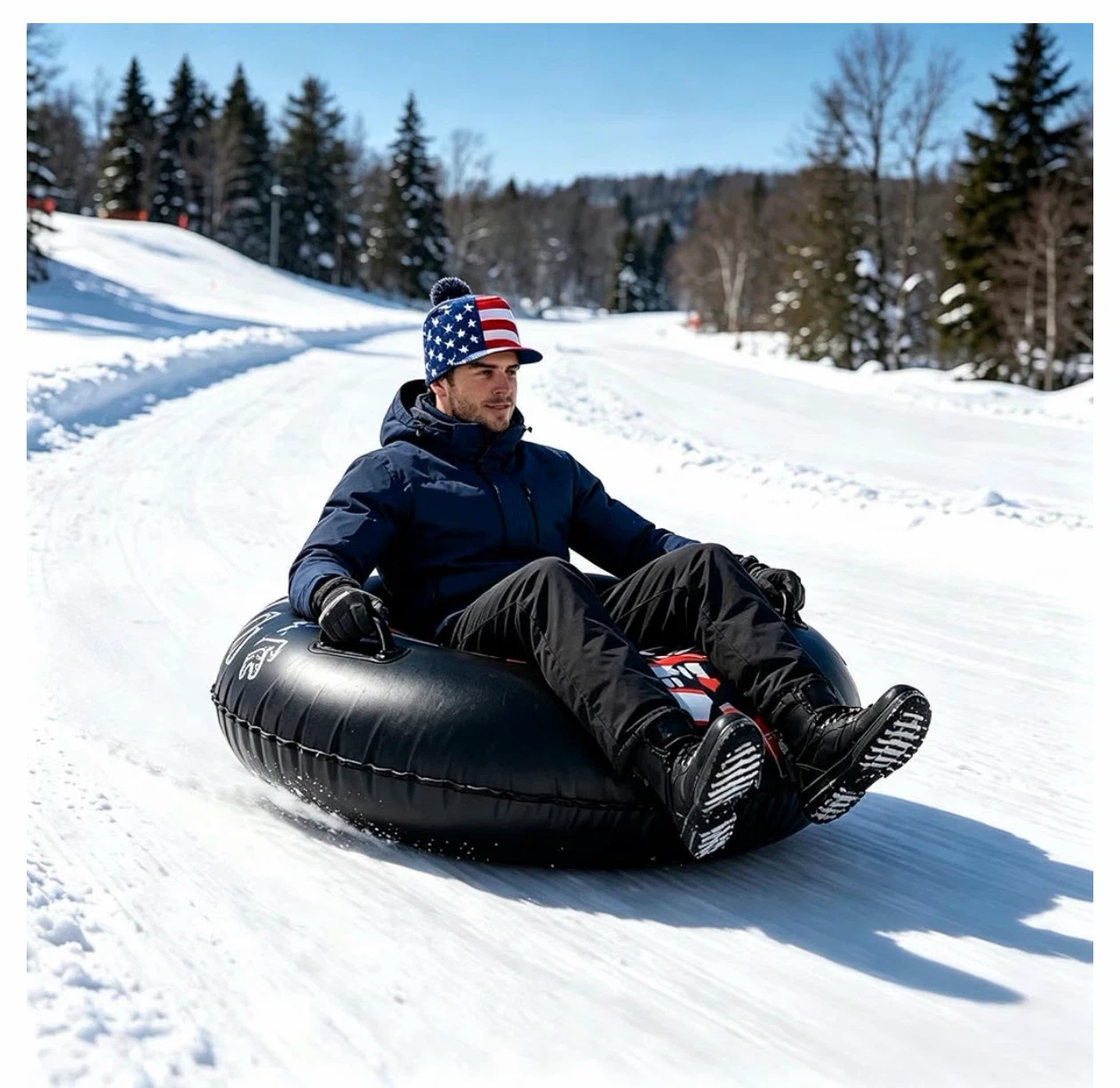 Inflatable Snow Tube - 47 inch