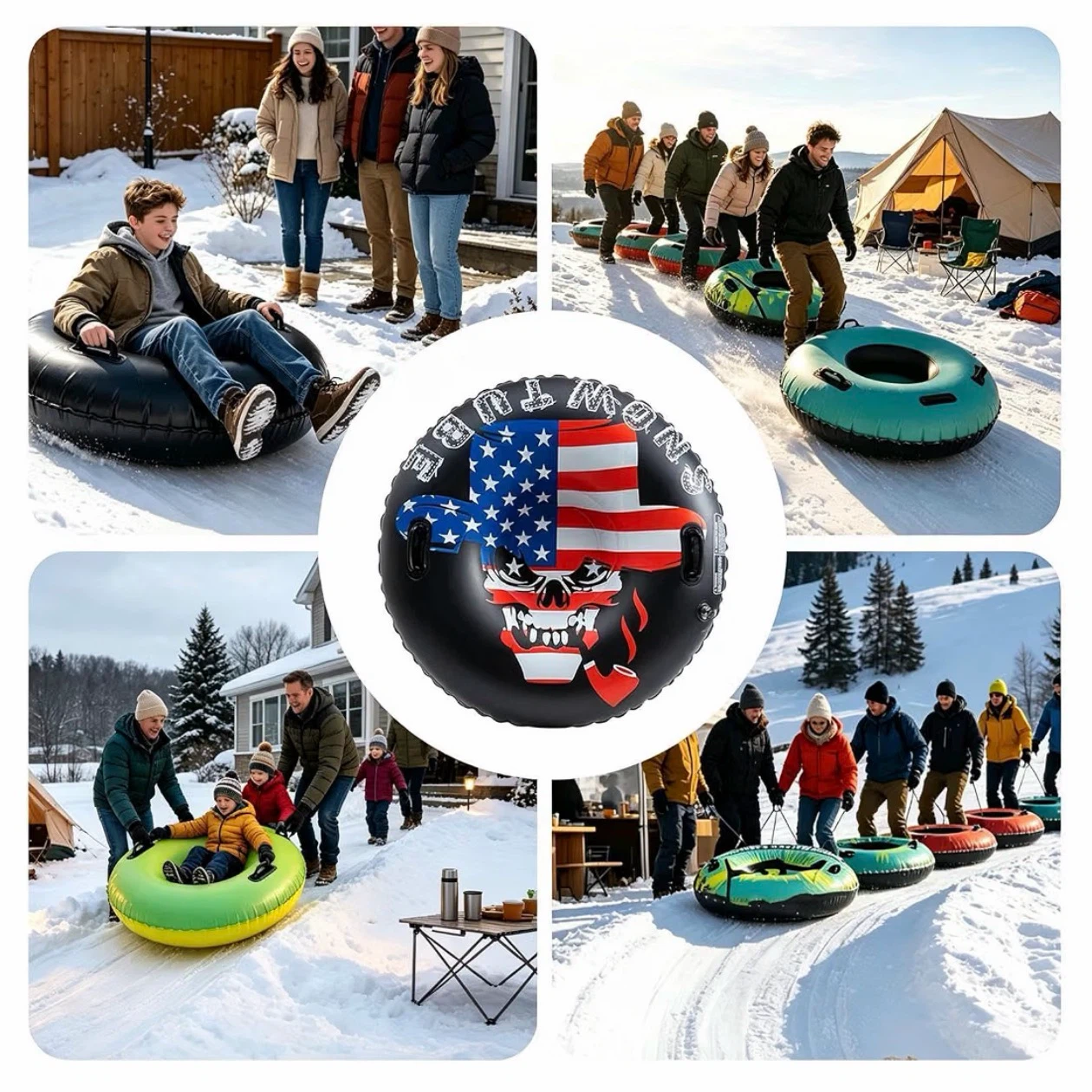 Inflatable Snow Tube - 47 inch - photo 2