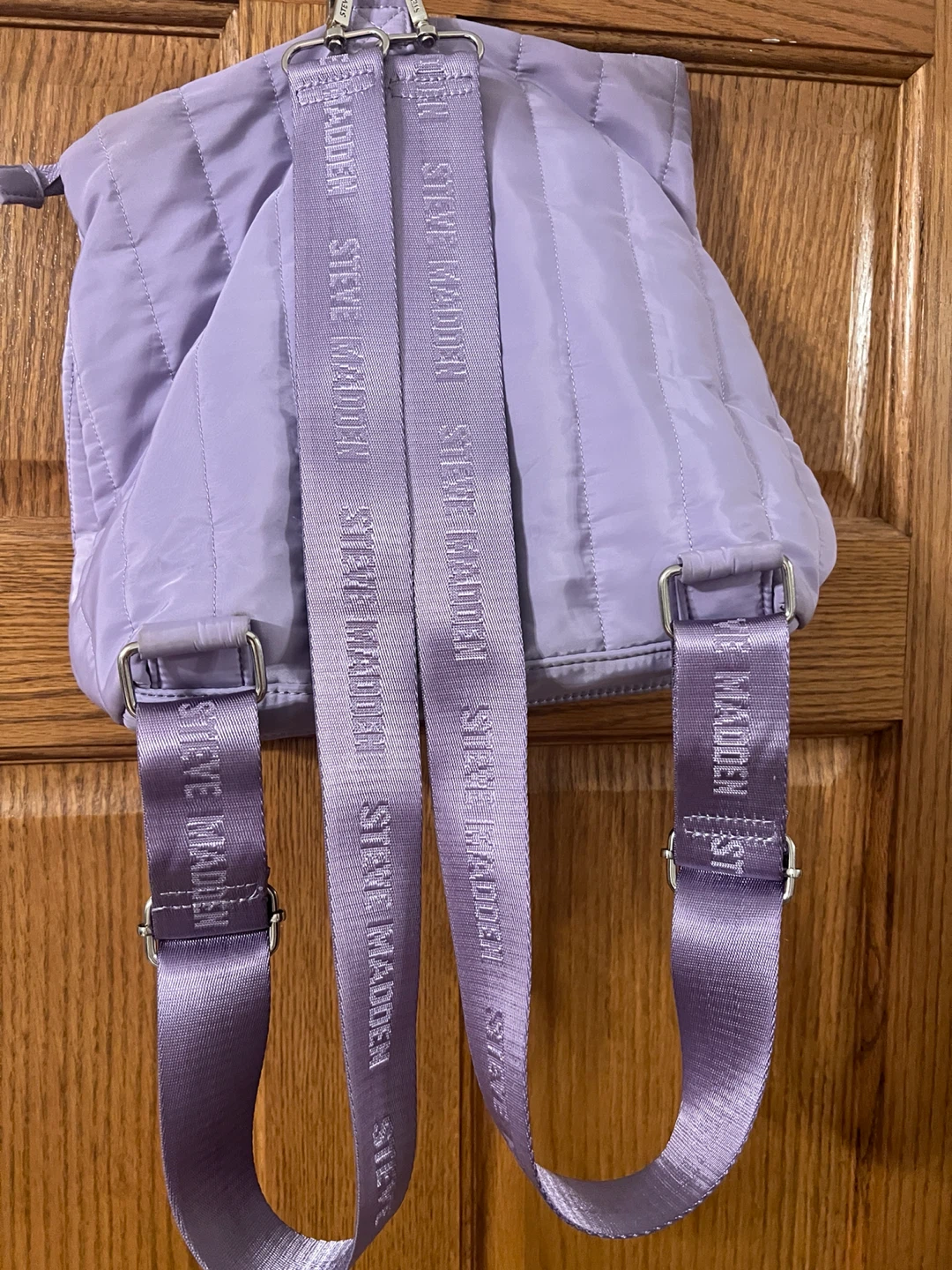Steve Madden Lavender Quilted Backpack - photo 2