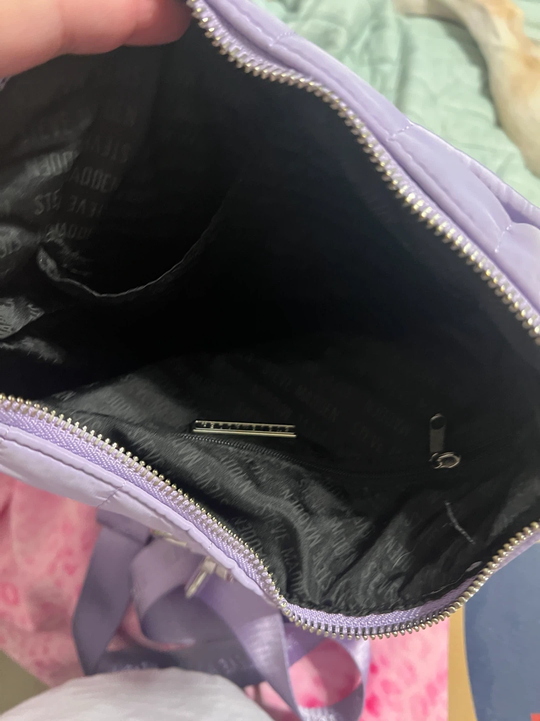 Steve Madden Lavender Quilted Backpack - photo 5