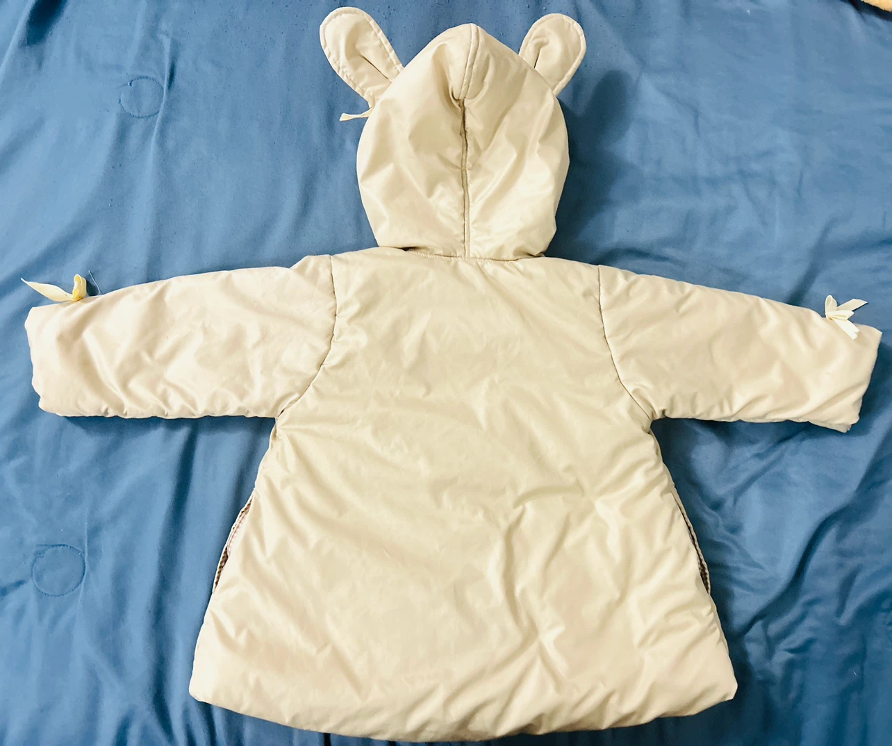 Bunny Ear Hooded Winter Coat，Size 2T–4T) - photo 4