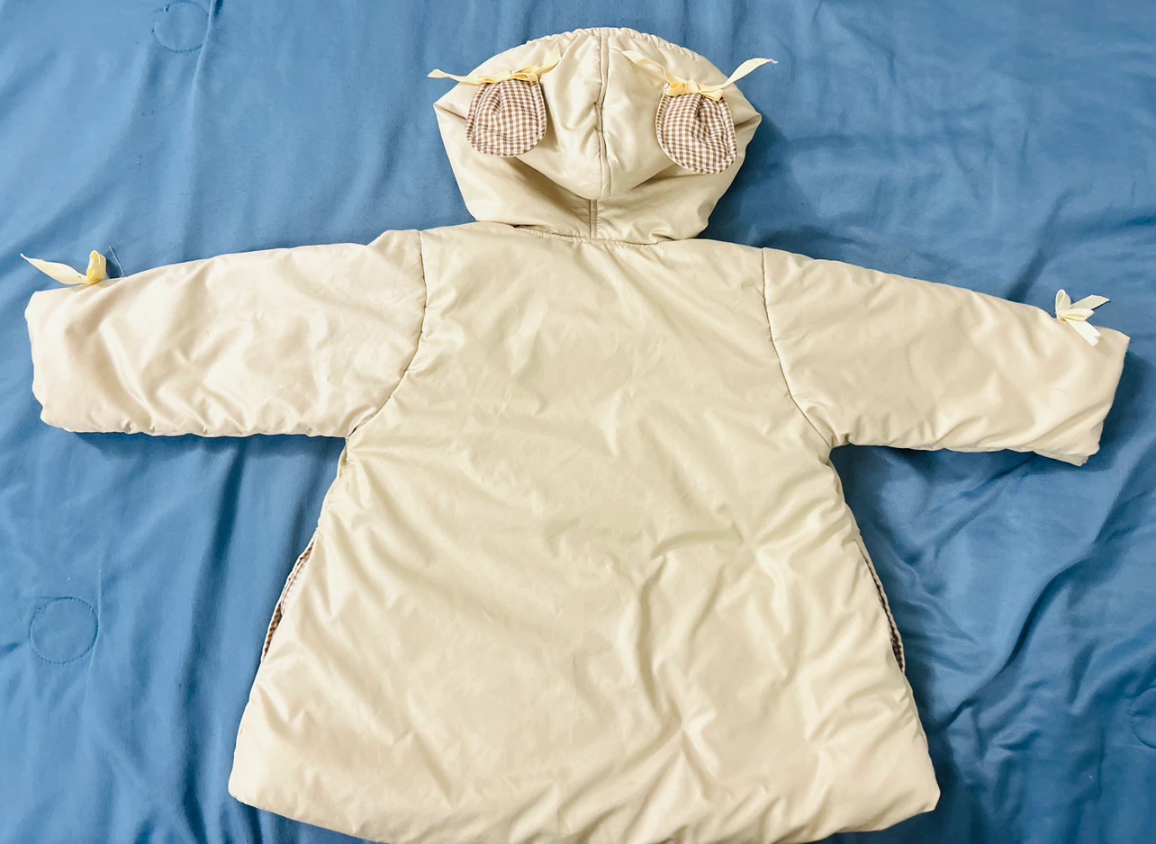 Bunny Ear Hooded Winter Coat，Size 2T–4T) - photo 5
