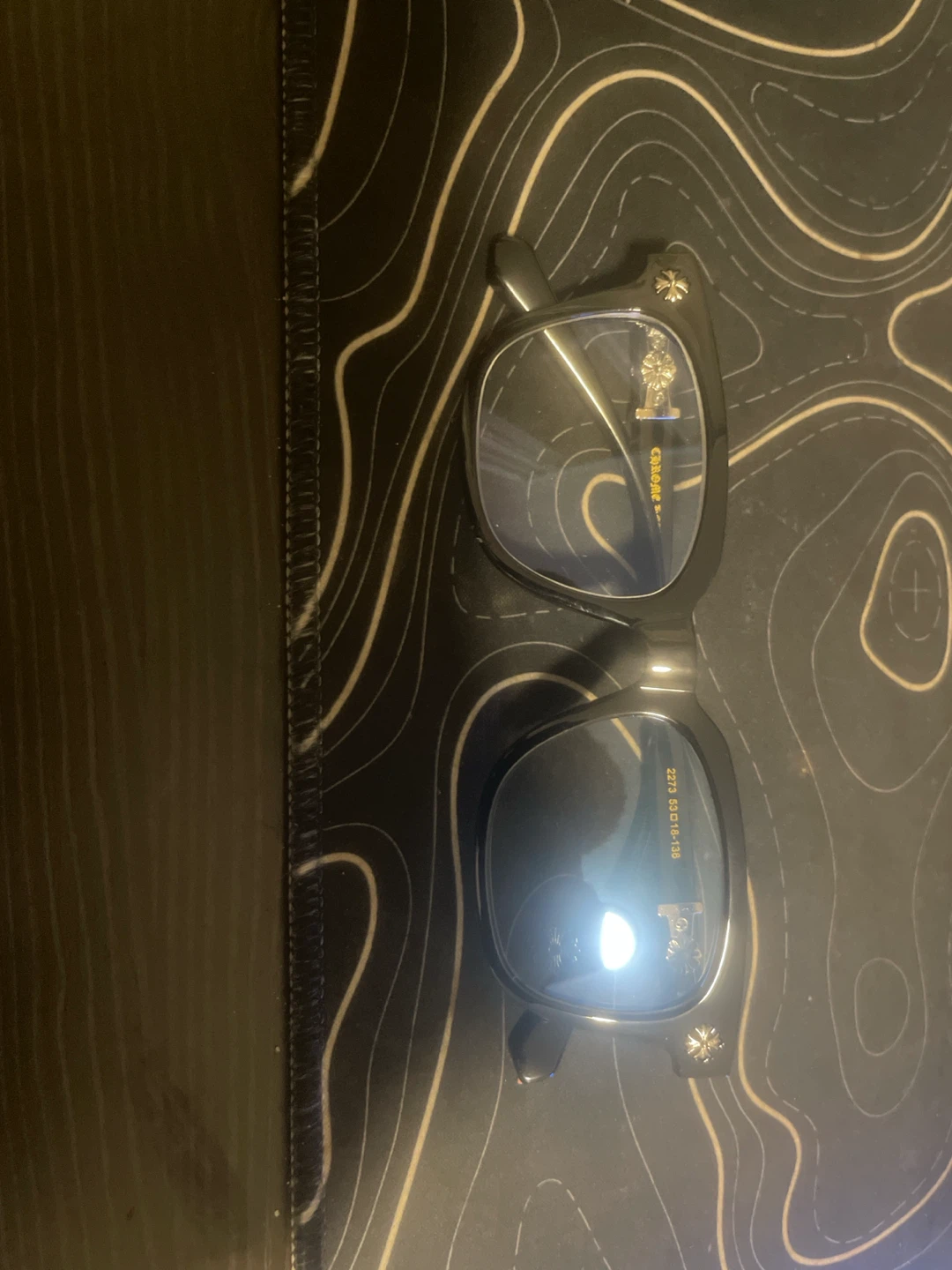 Chrome glasses