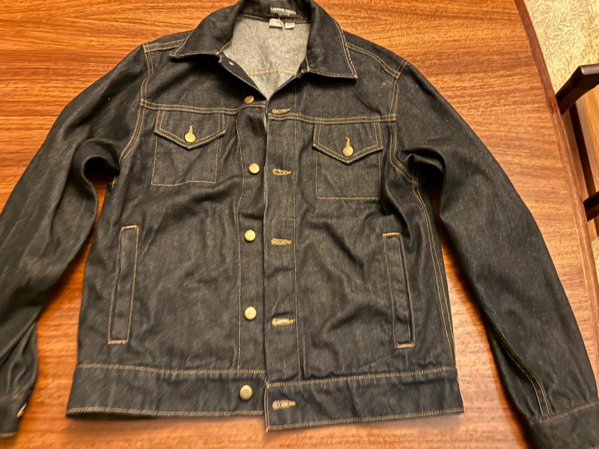 $45 Mens jean denim jacket American  Apparel  – Size M/L