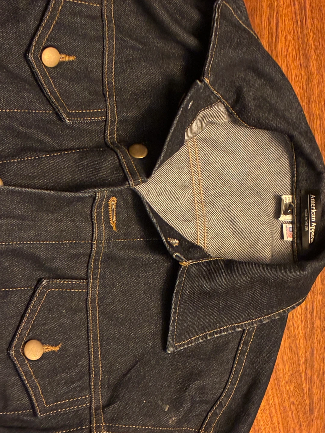 $45 Mens jean denim jacket American  Apparel  – Size M/L - photo 3
