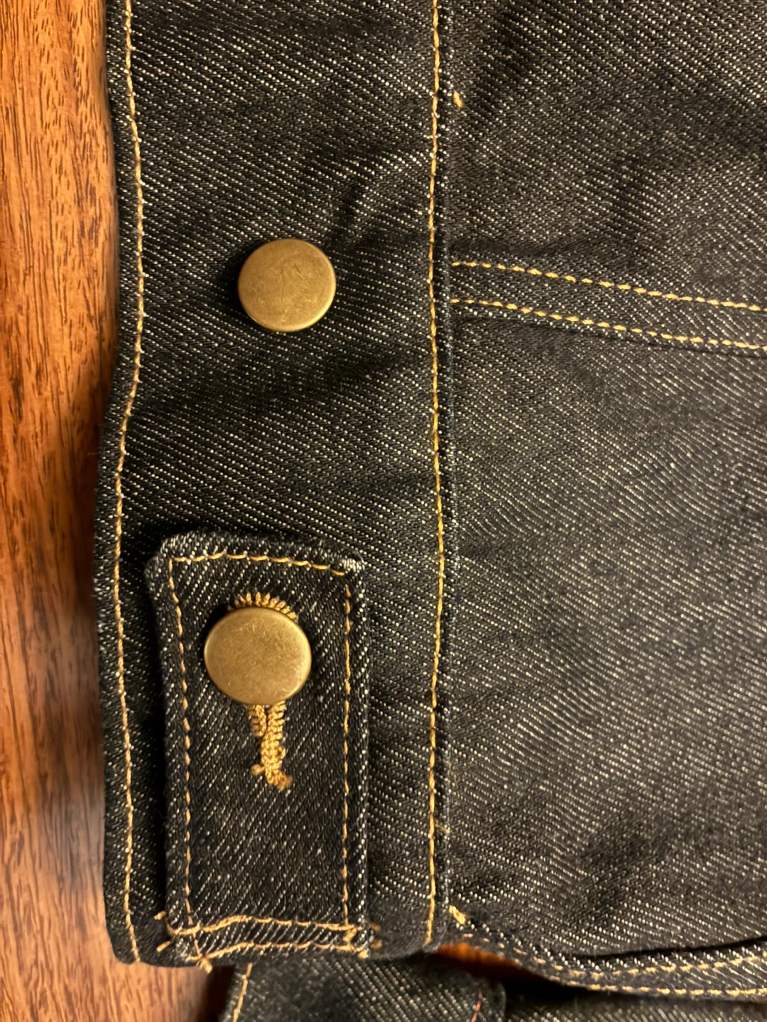 $45 Mens jean denim jacket American  Apparel  – Size M/L - photo 5