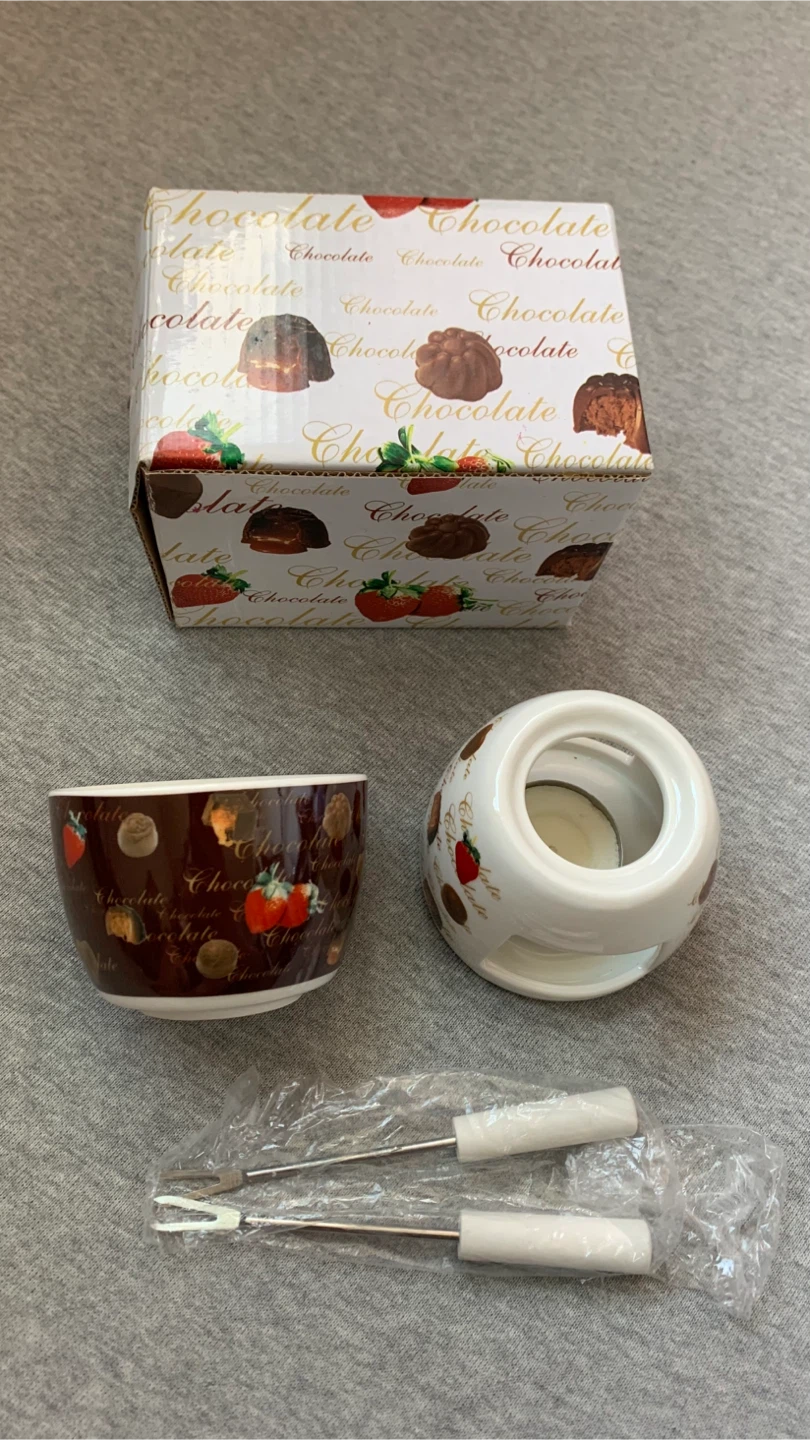 Small Stokes Chocolate Fondue Set - photo 2