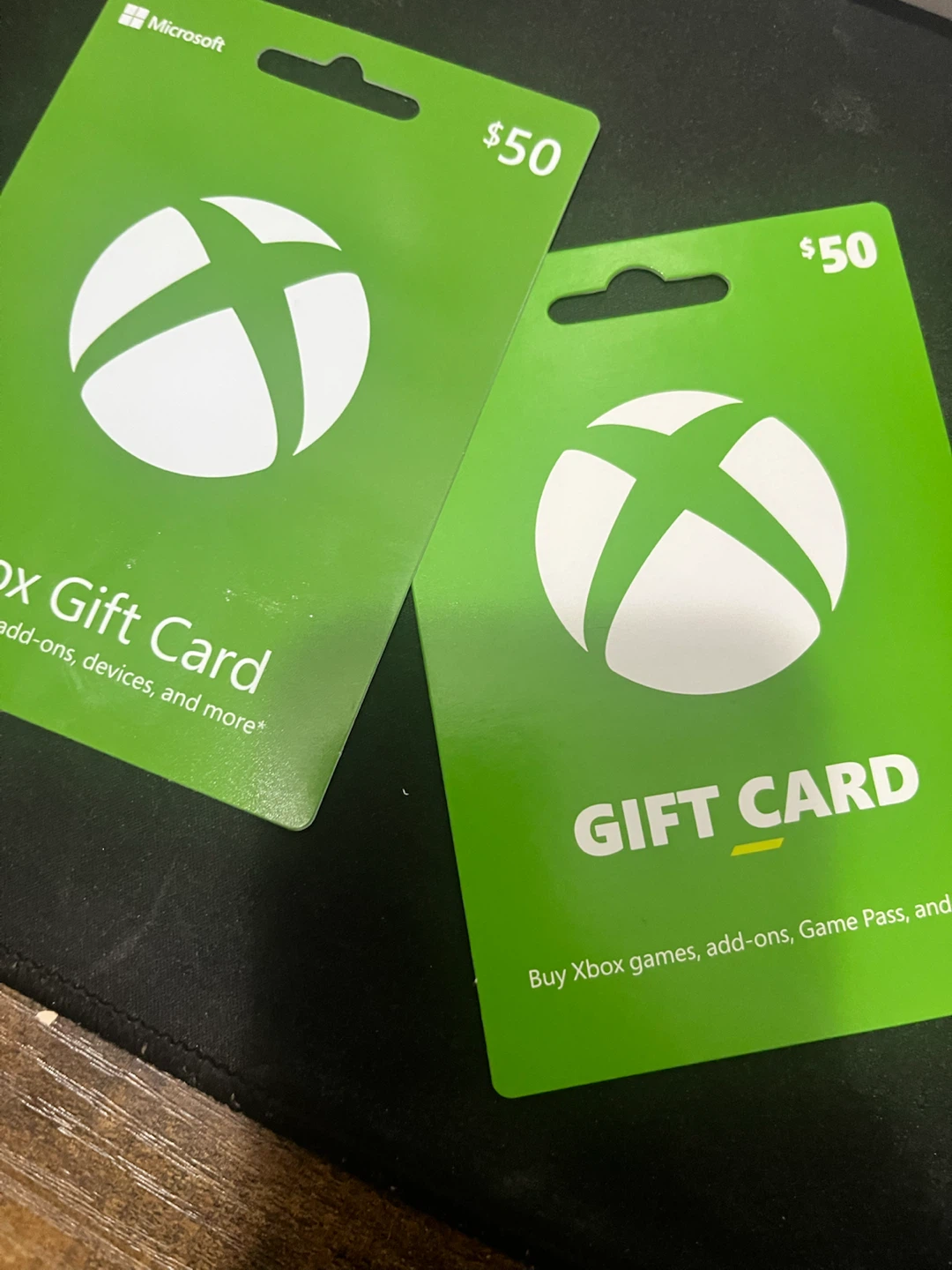 Two $50 Xbox Gift Cards for 80