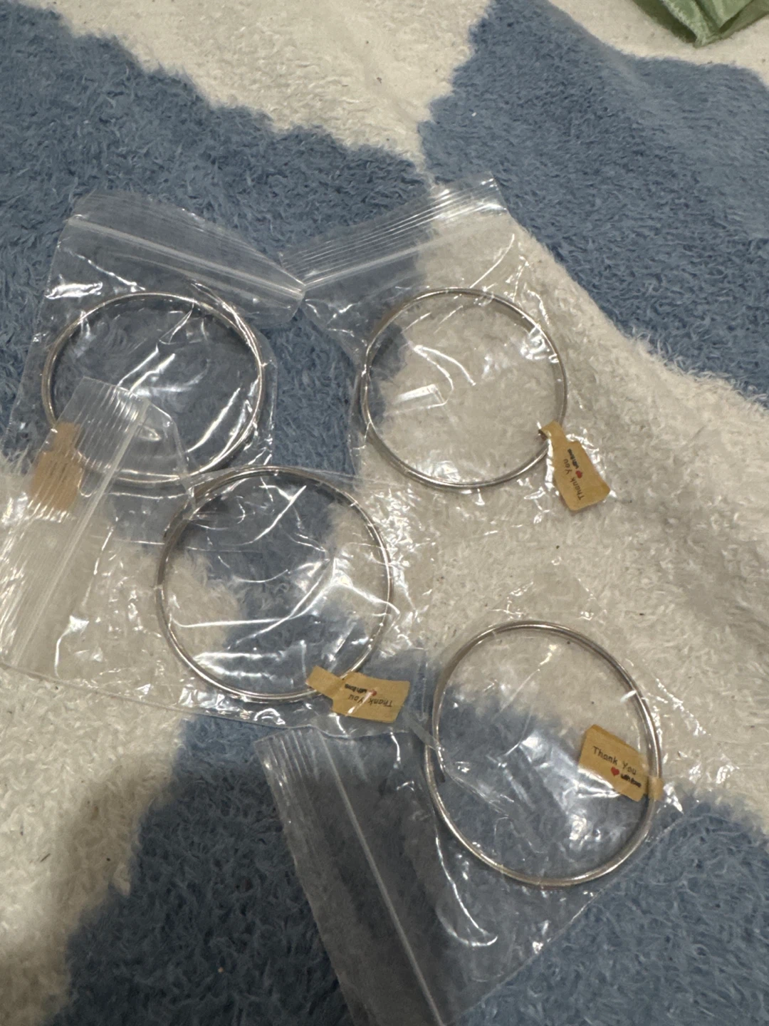 Silver Tone Bangles