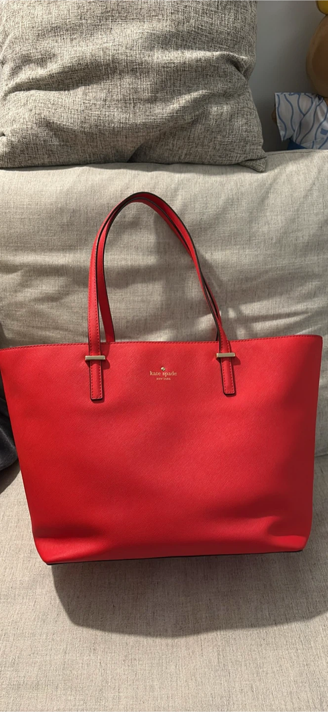 Kate Spade Red Tote Bag