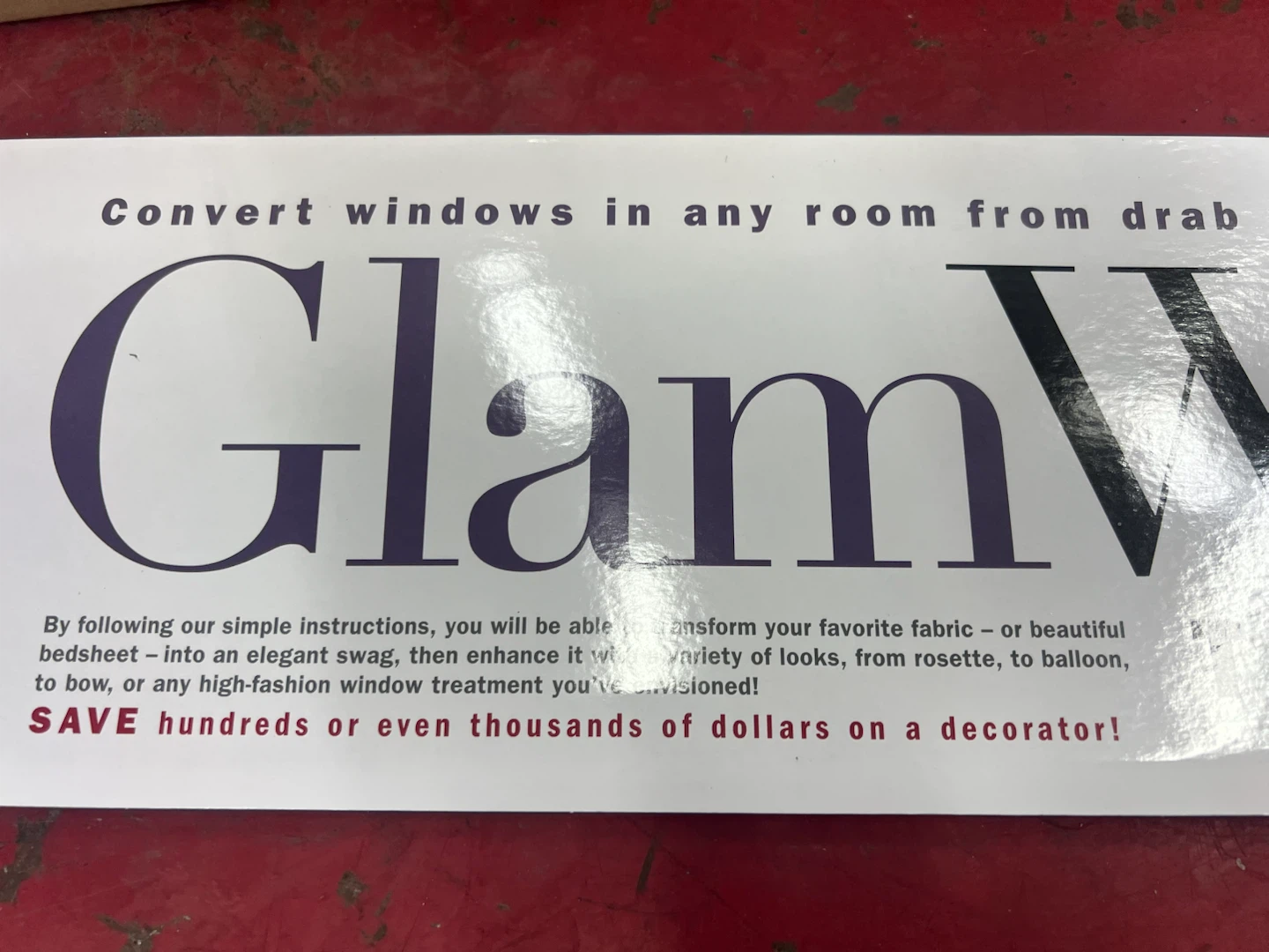 Glam Window Treatments DIY Kit - photo 2