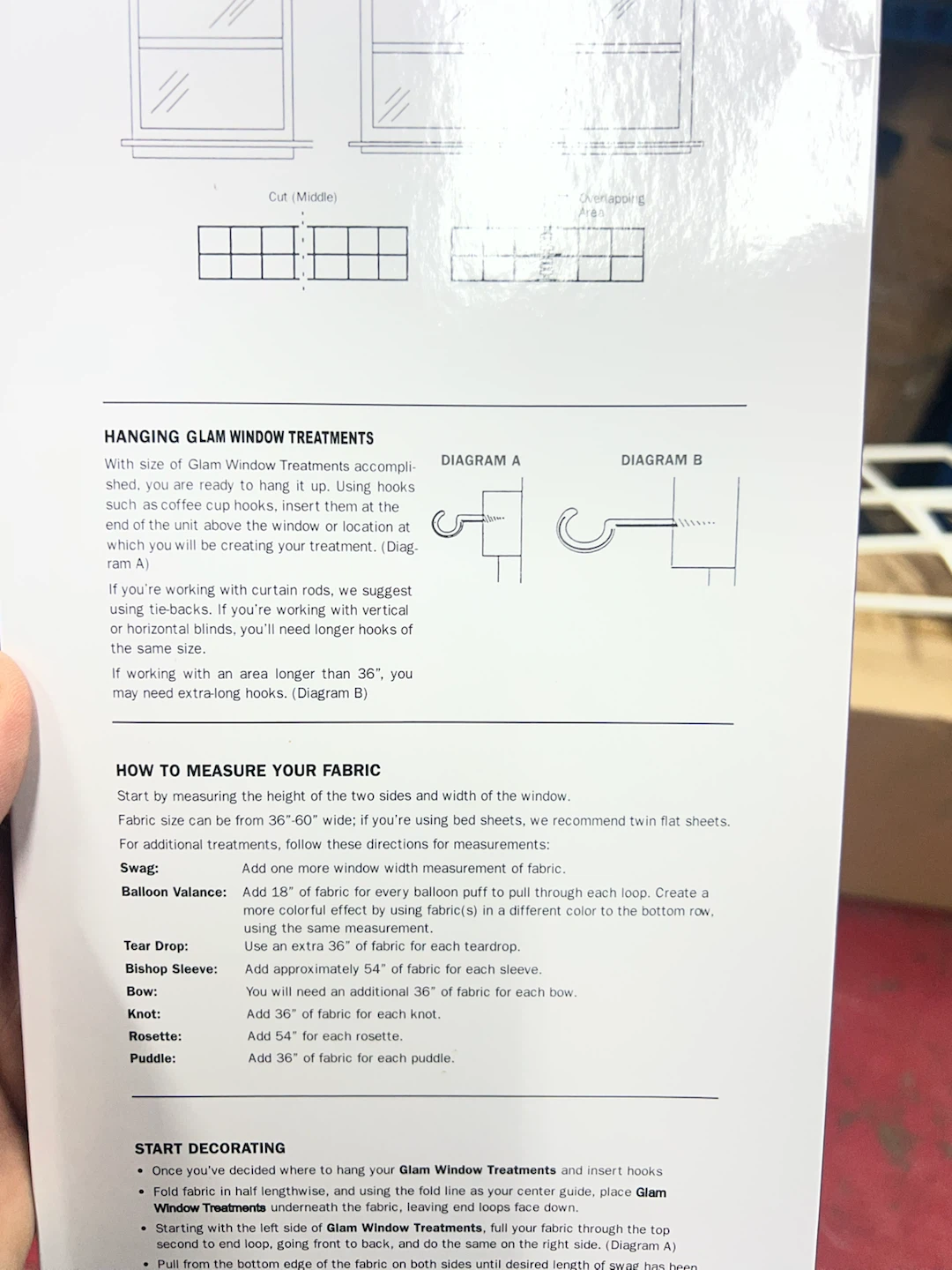 Glam Window Treatments DIY Kit - photo 5