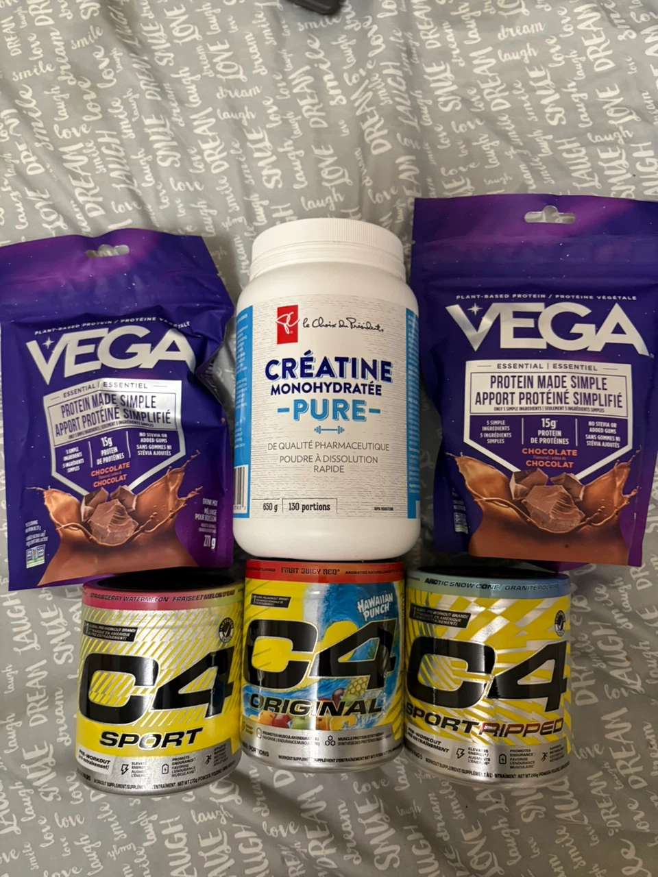 Vega Protein & C4 Supplements Bundle
