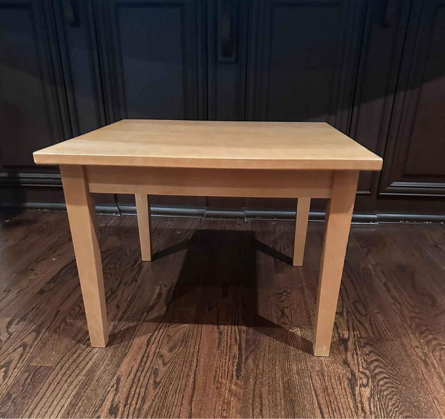 Light Wood Square Side Table - photo 2