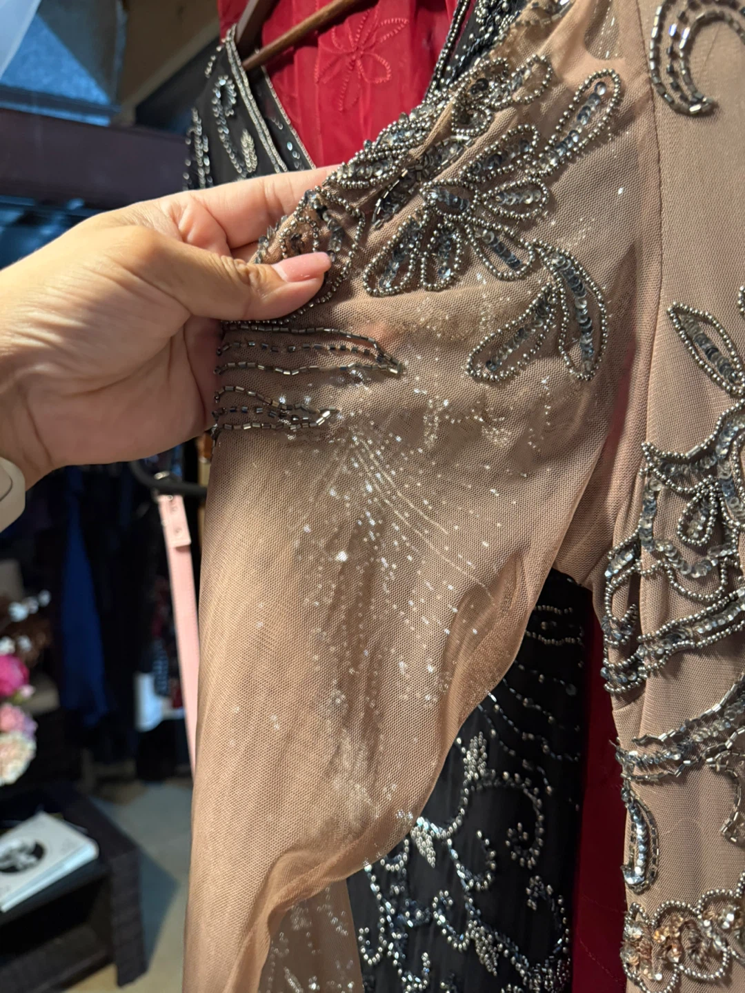 Prelude Beaded Dress Size 10 - photo 3