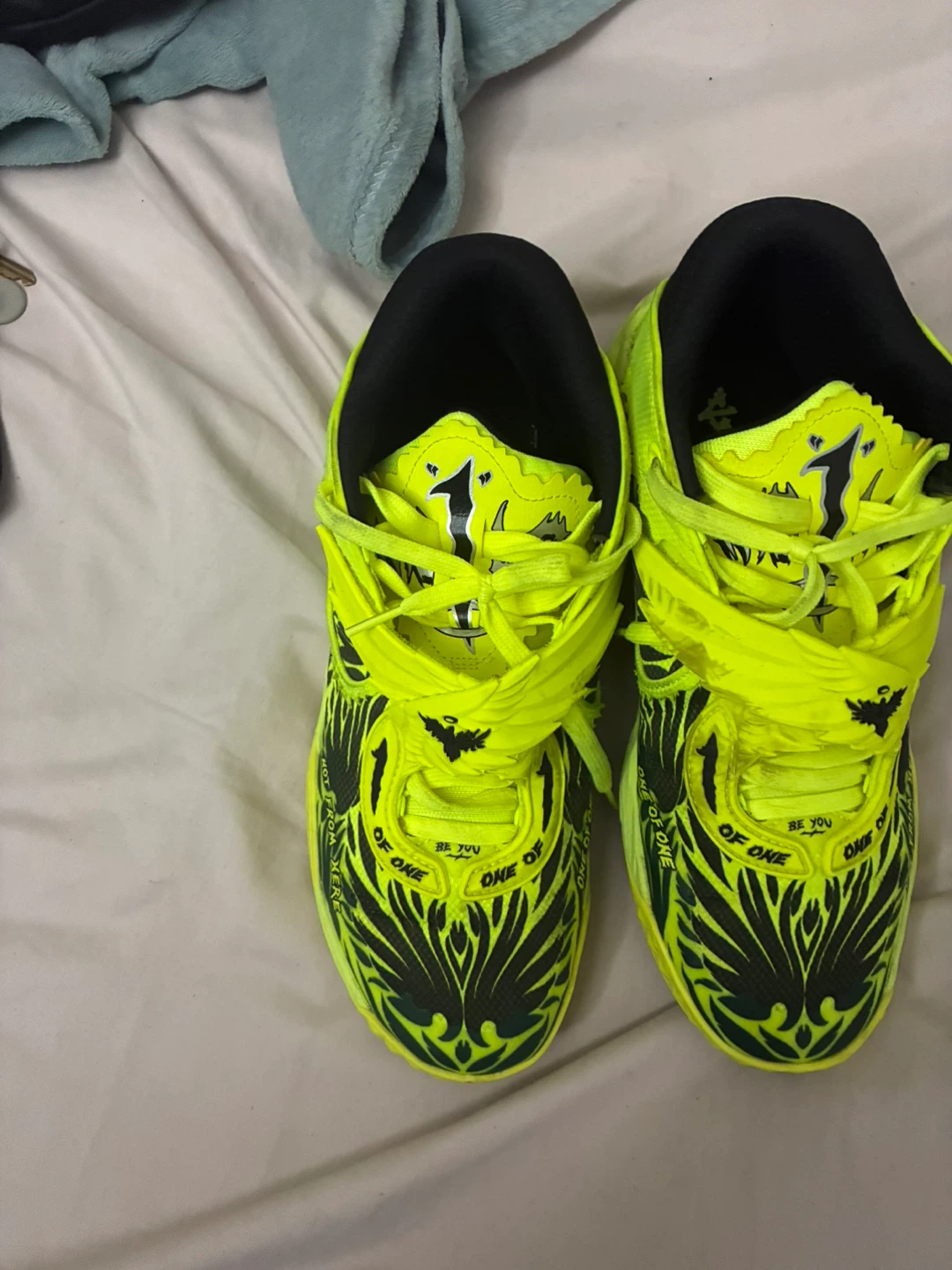 PUMA LaMelo Ball MB.01 Neon Yellow Sneakers