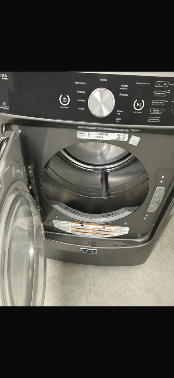 Maytag Maxima Steam Front Load Dryer and Washer set
