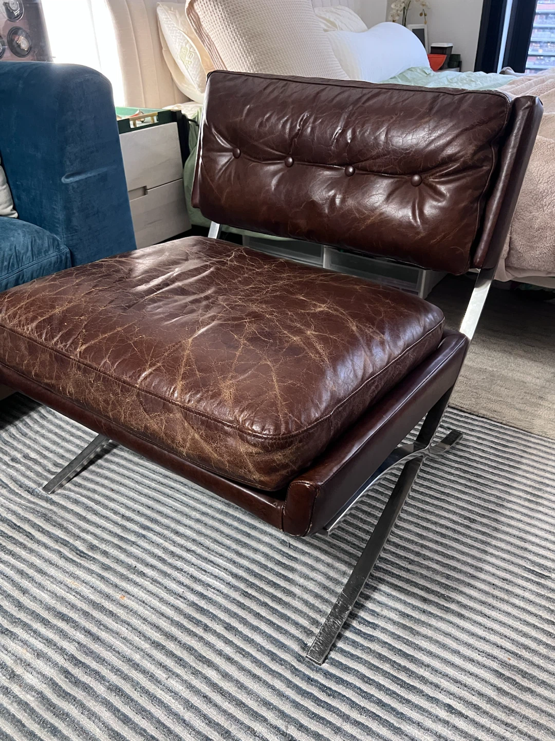 Heathrow Vintage Leather Lounge Chair - photo 2