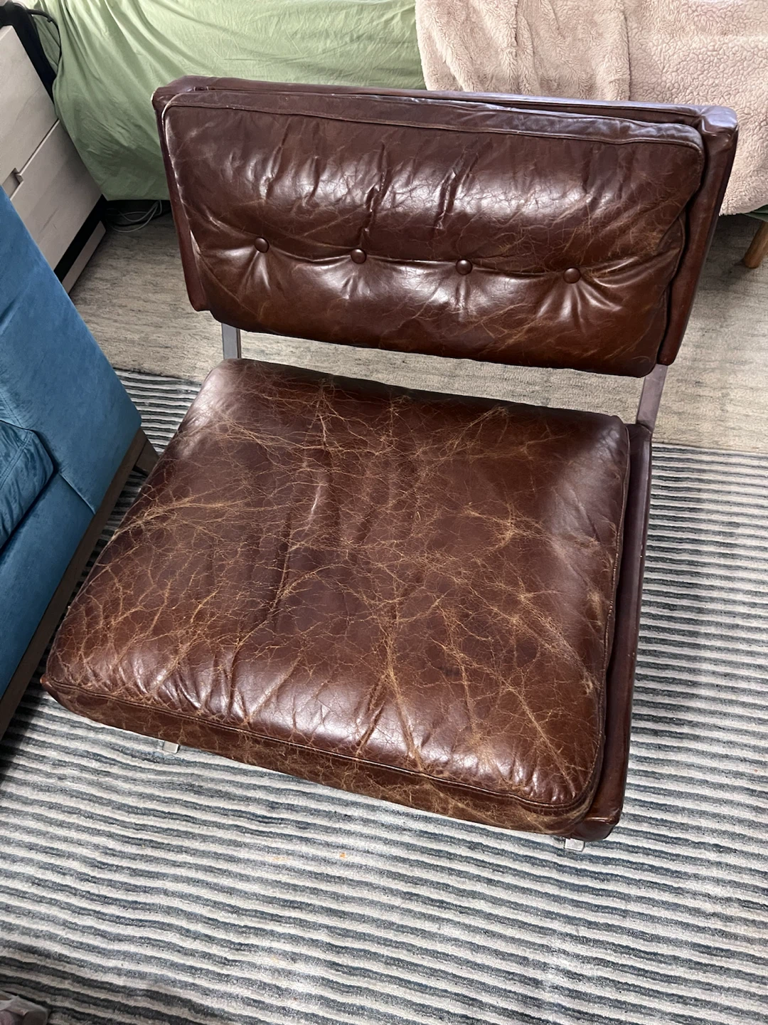 Heathrow Vintage Leather Lounge Chair - photo 3