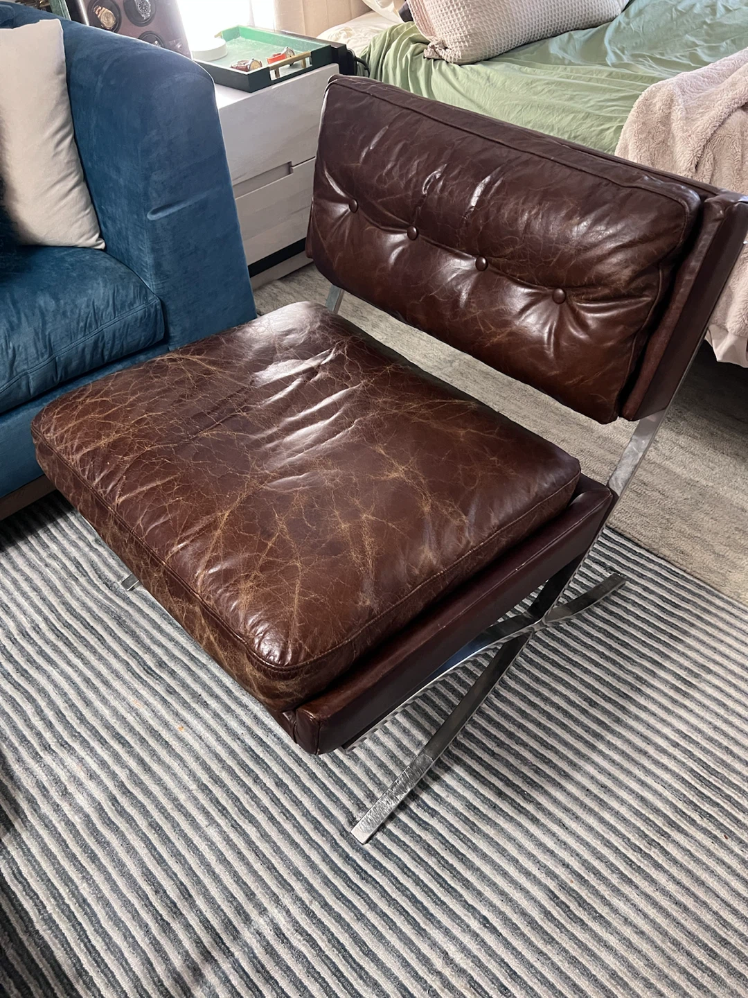 Heathrow Vintage Leather Lounge Chair - photo 5