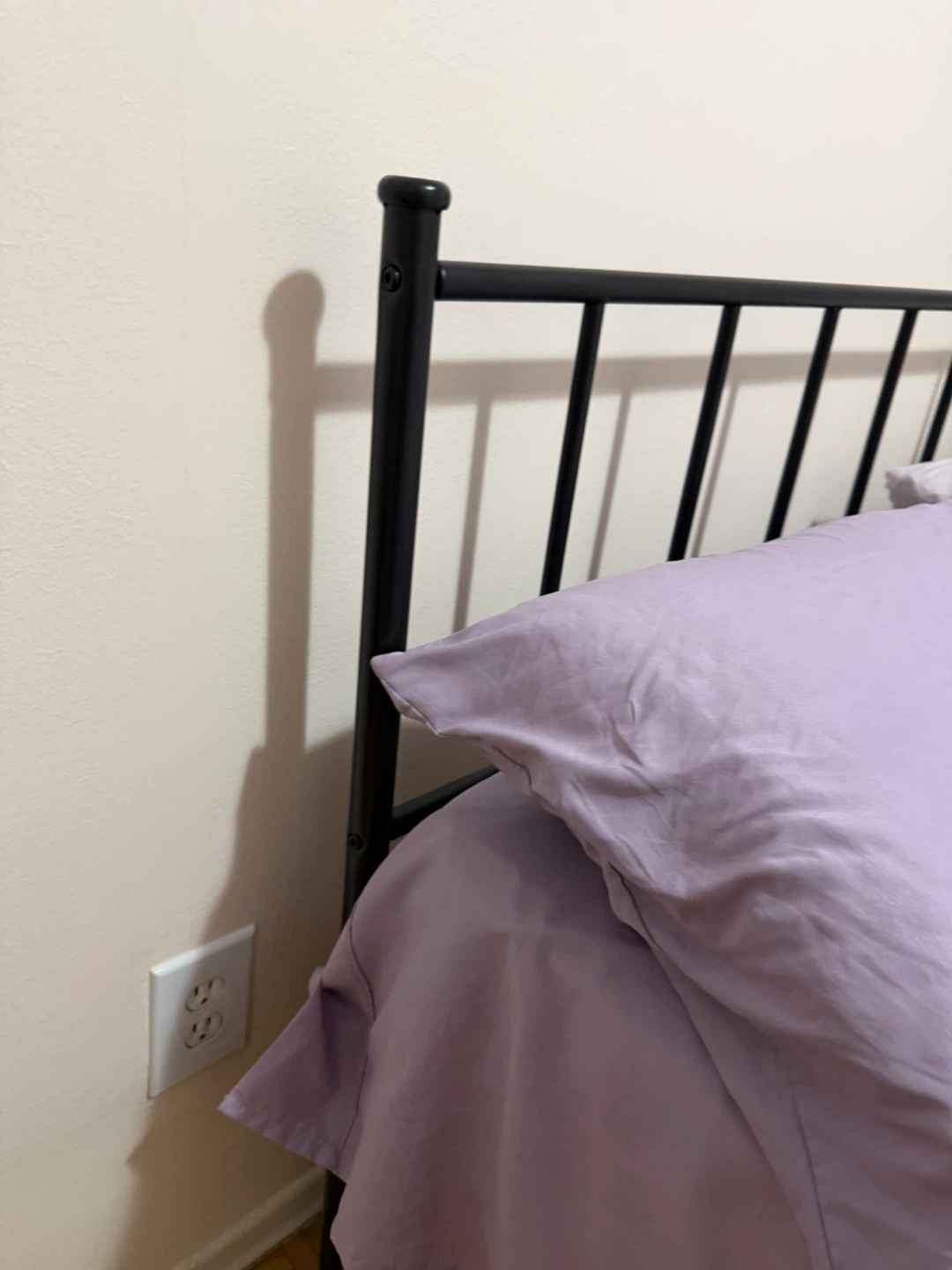Black Metal Bed Frame - photo 2