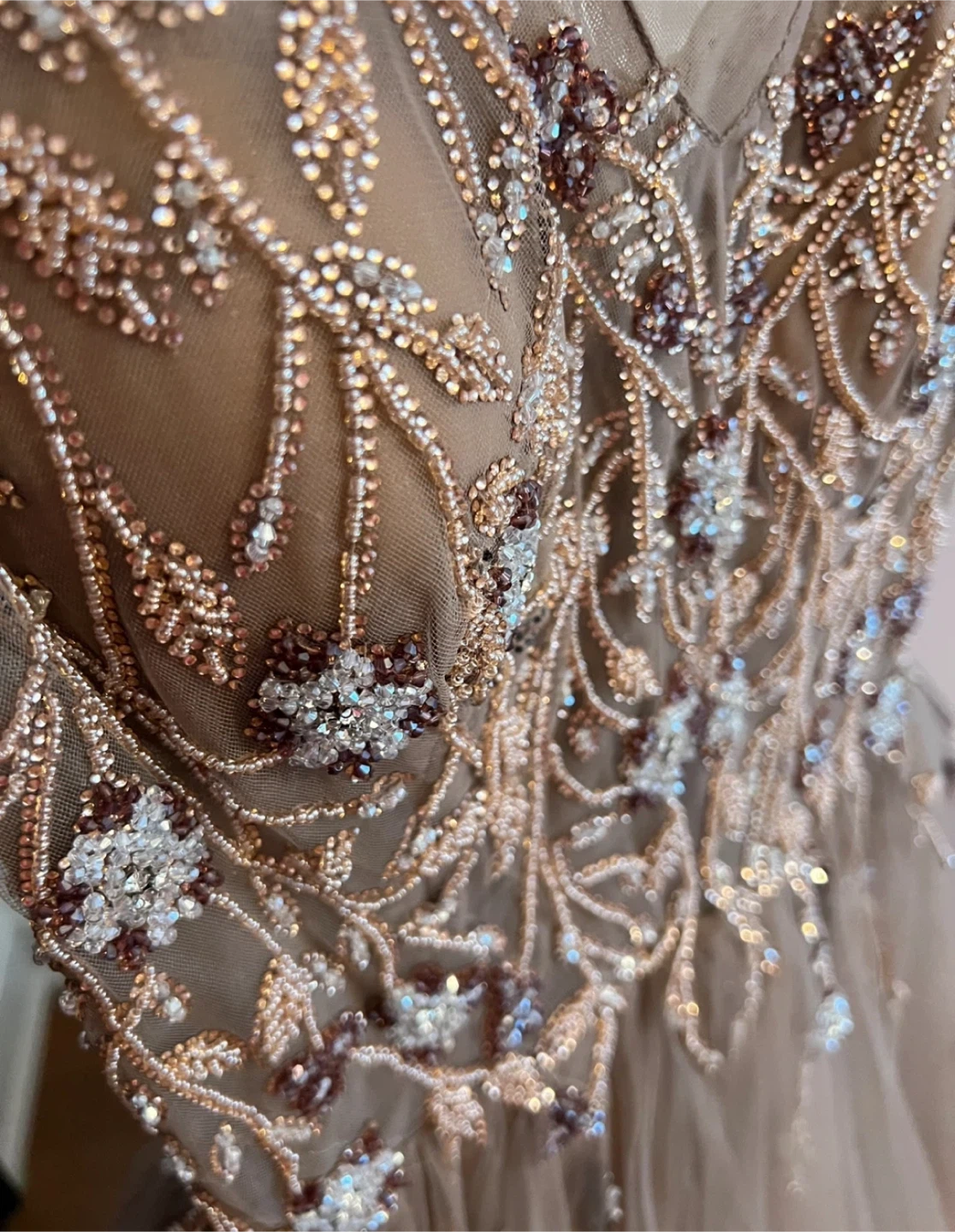 Beaded Tulle Dress - photo 5