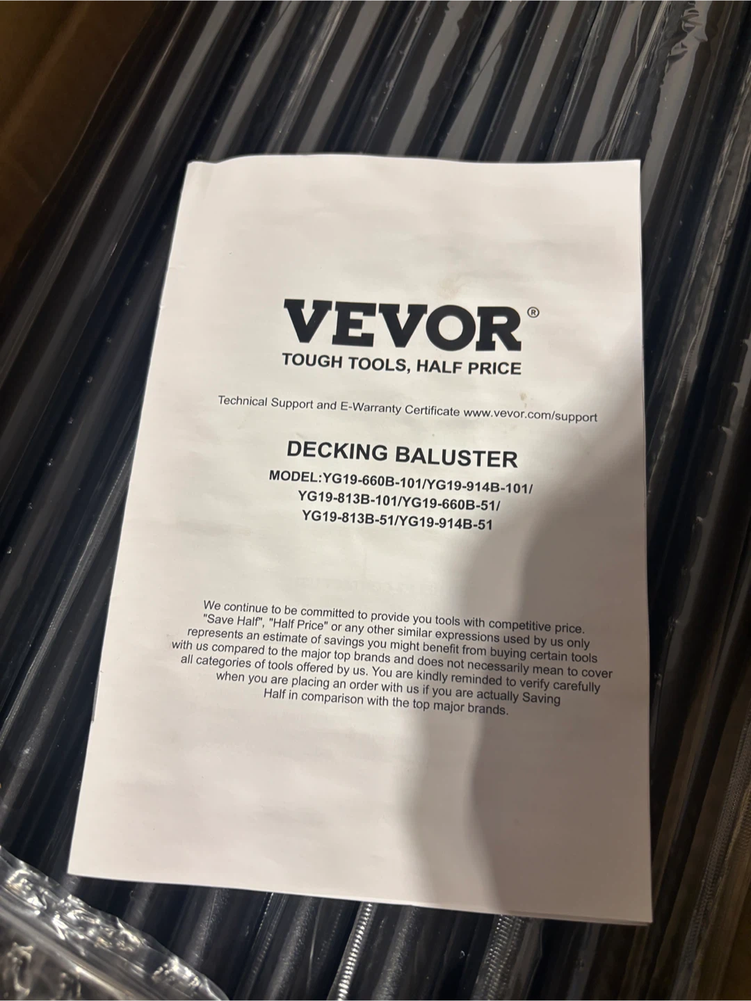 Vevor Decking Baluster Set - photo 5