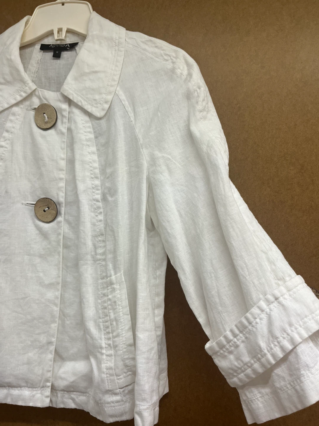 Arvida White Linen Jacket - photo 3