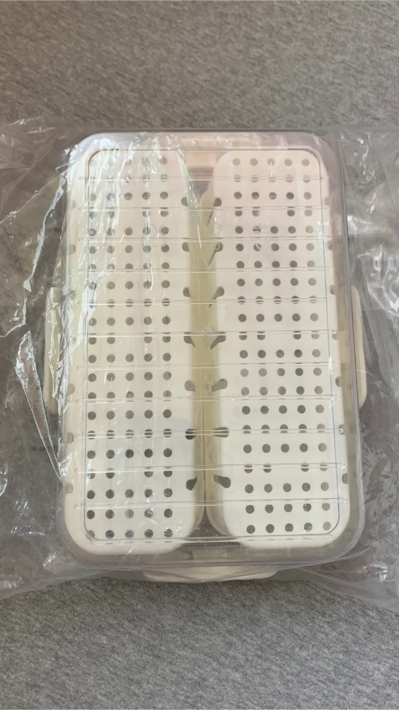 New 2-Cell Plastic Storage Organizer Case - photo 2