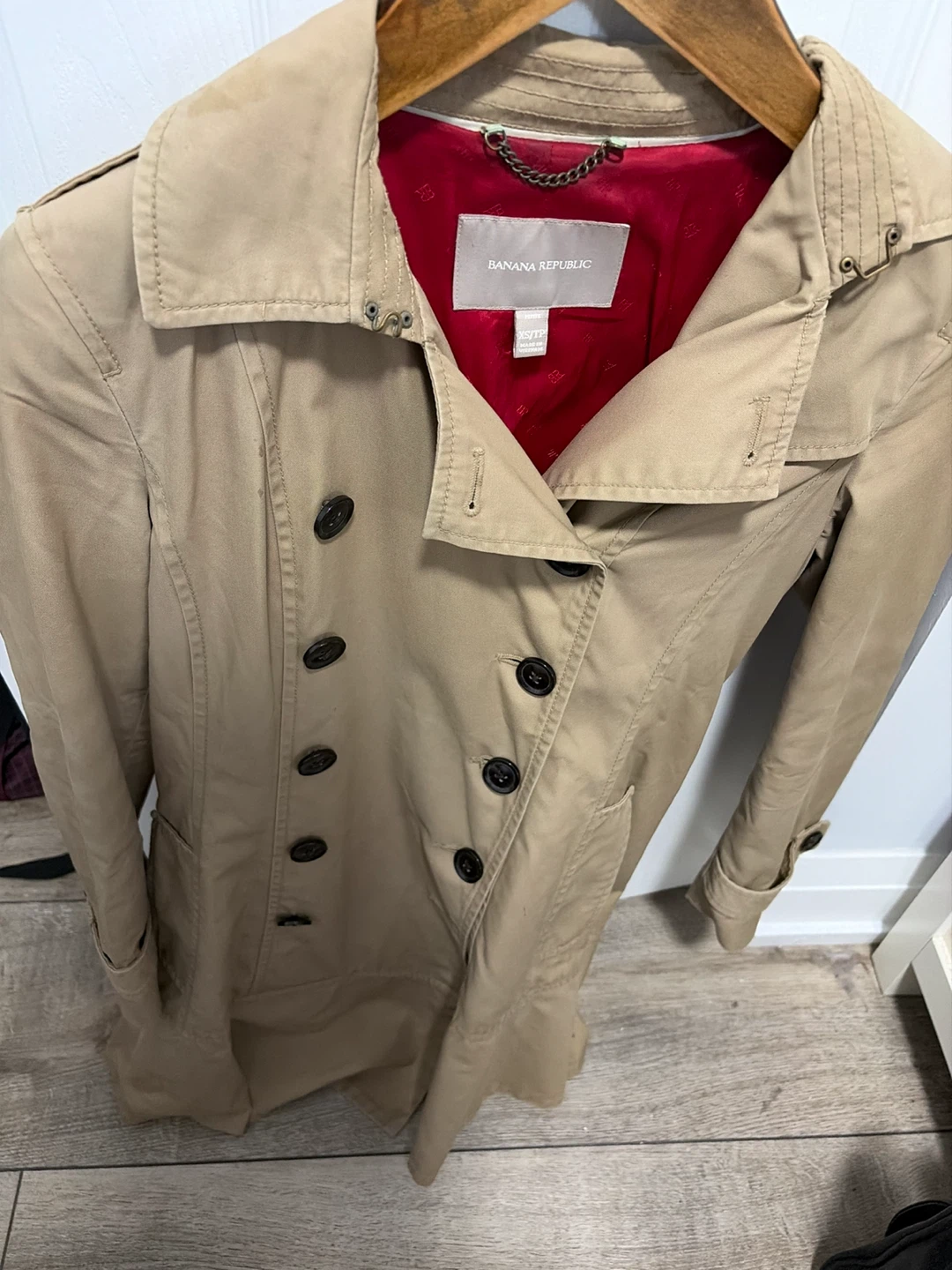 Banana Republic Beige Trench Coat