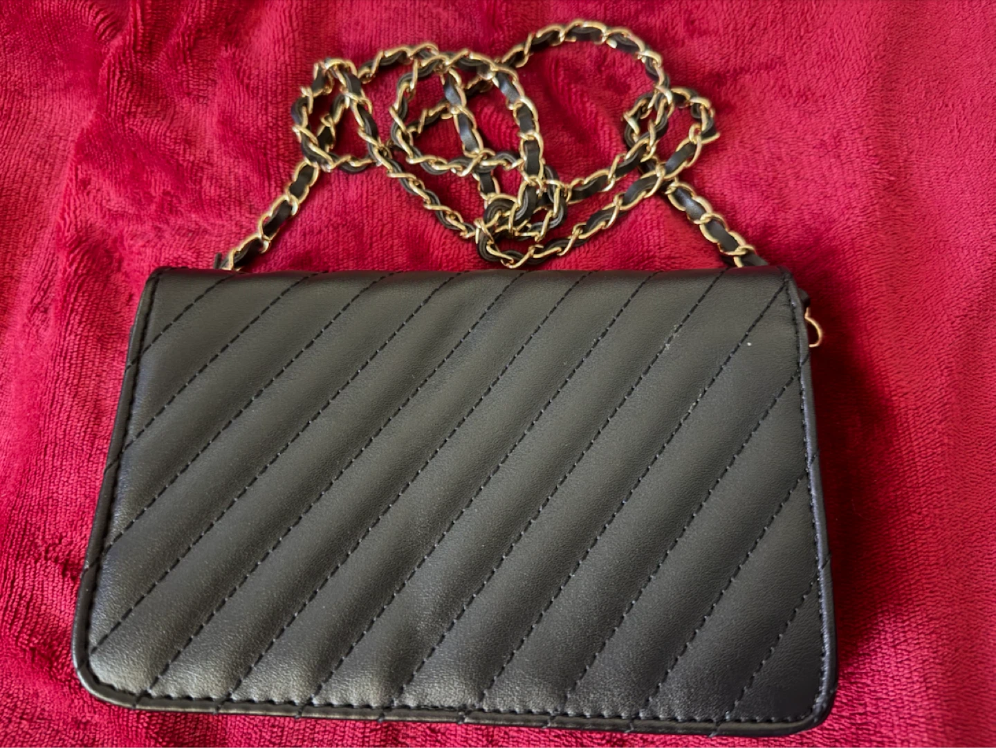 Studio Badgley Mischka Black Quilted Crossbody Bag - photo 2