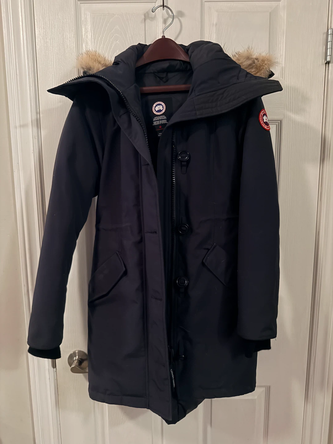 Pristine Canada Goose Rossclair Parka Navy