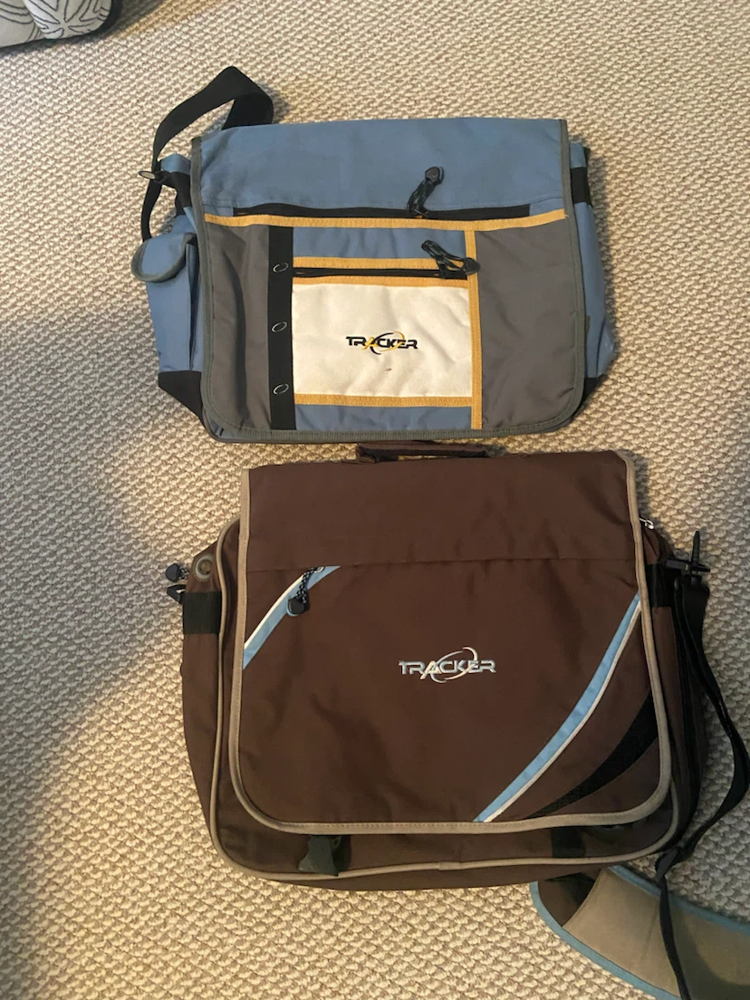 Two Tracker Messenger Bags