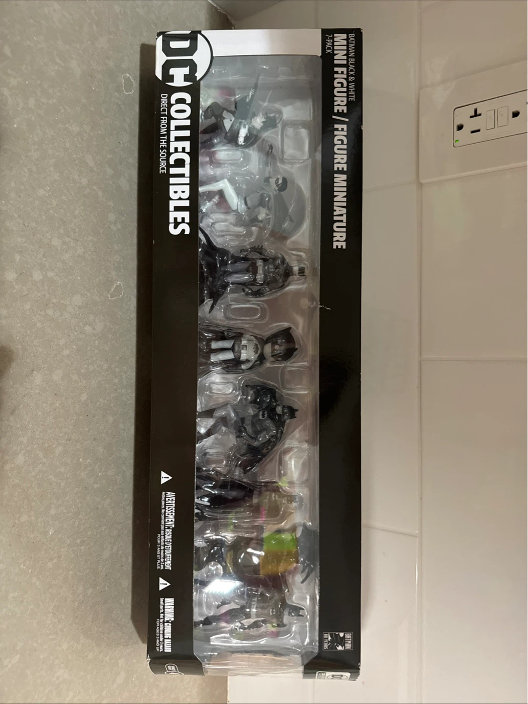 DC Collectibles Batman Black & White 7-Pack Mini Figures