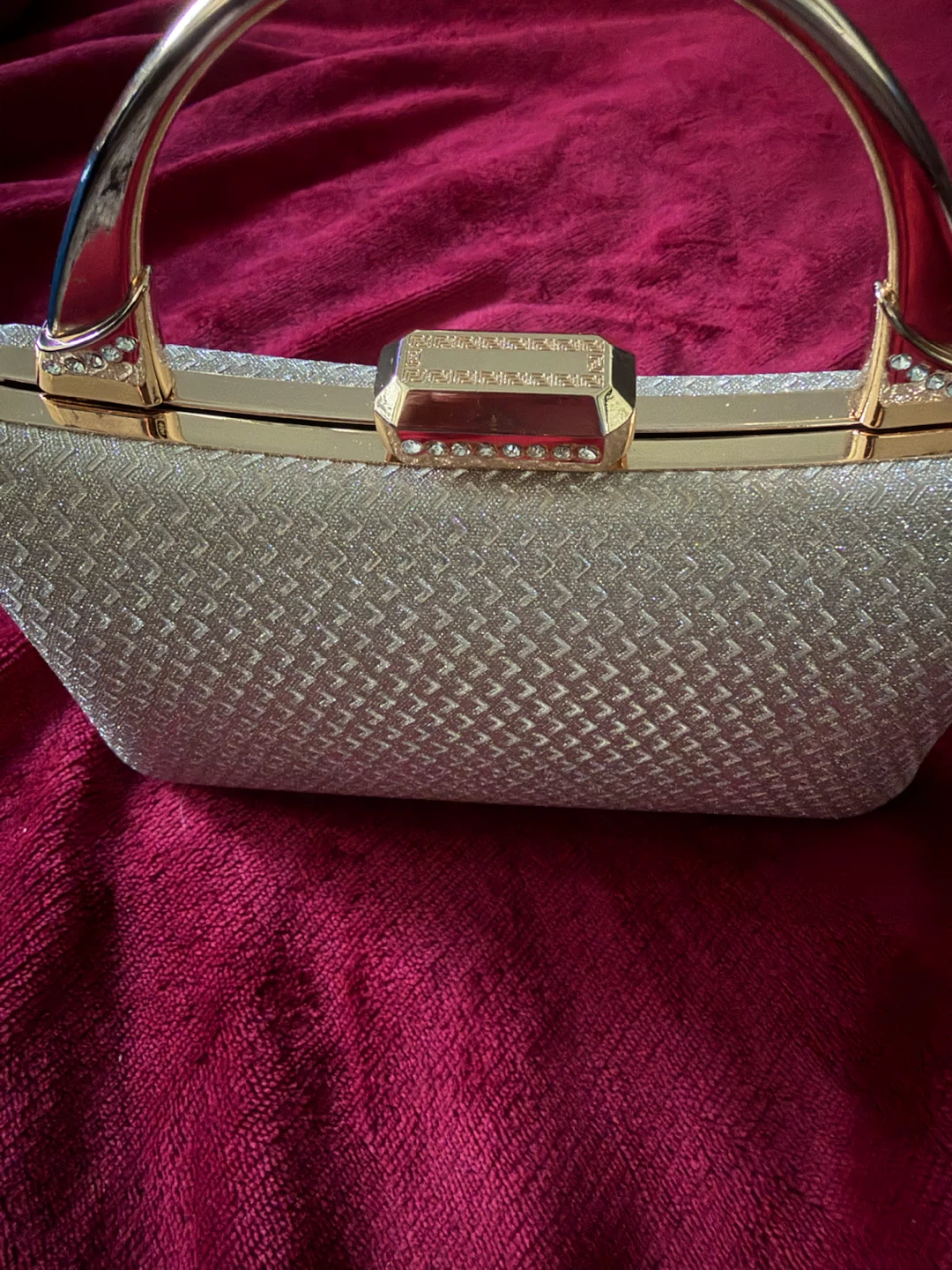 Gold Sparkly Clutch Purse - photo 2