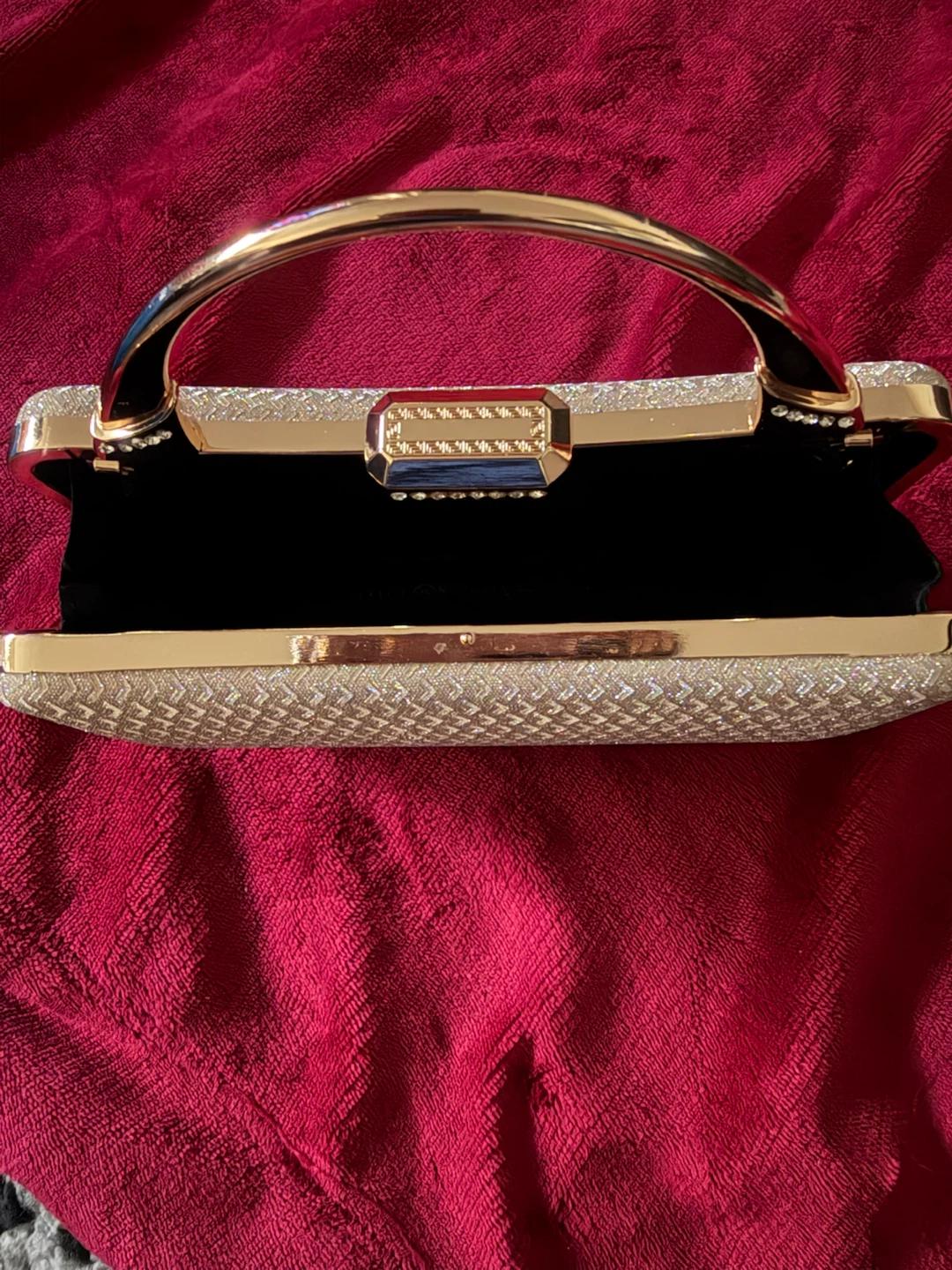 Gold Sparkly Clutch Purse - photo 3