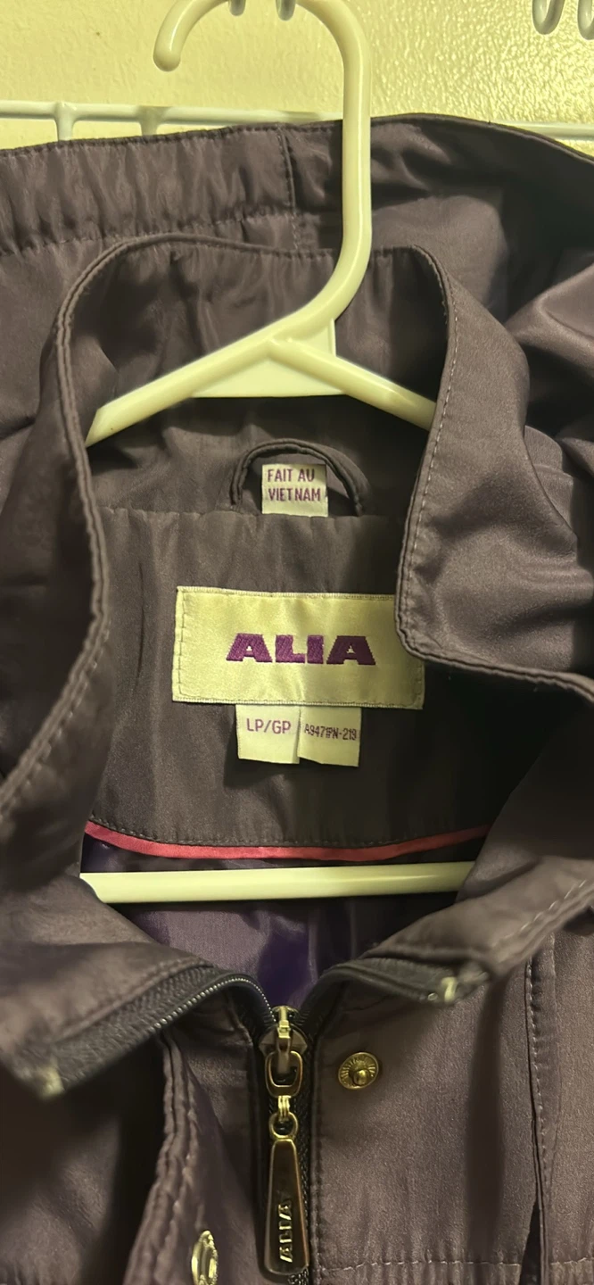 Alia Hooded Purple Jacket - photo 2