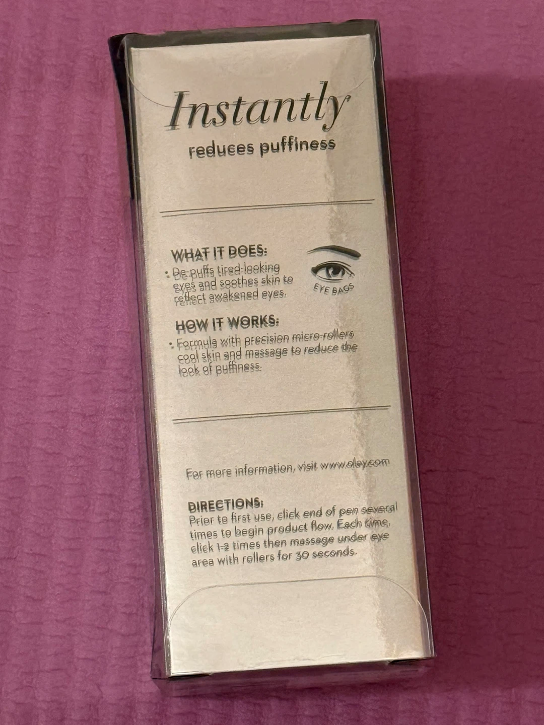 NEW✨Olay Eyes Depuffing Eye Roller - photo 2