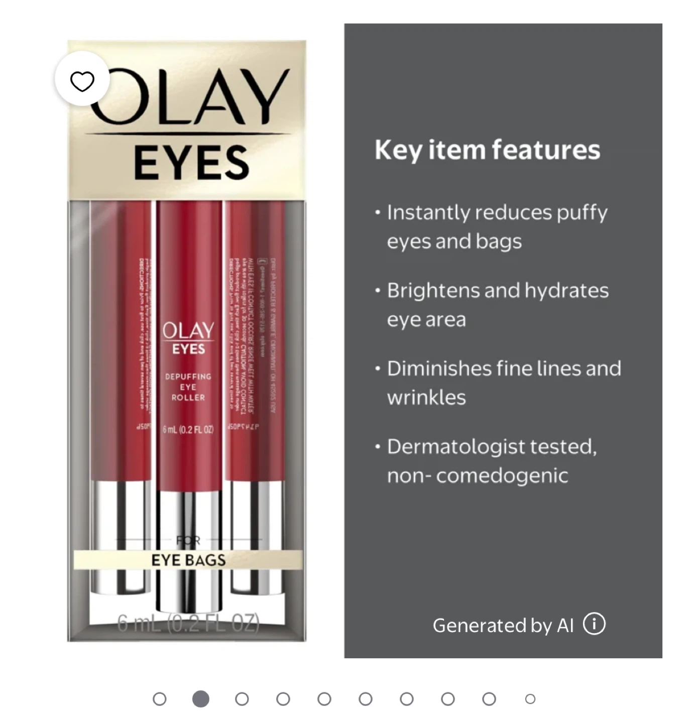 NEW✨Olay Eyes Depuffing Eye Roller - photo 4