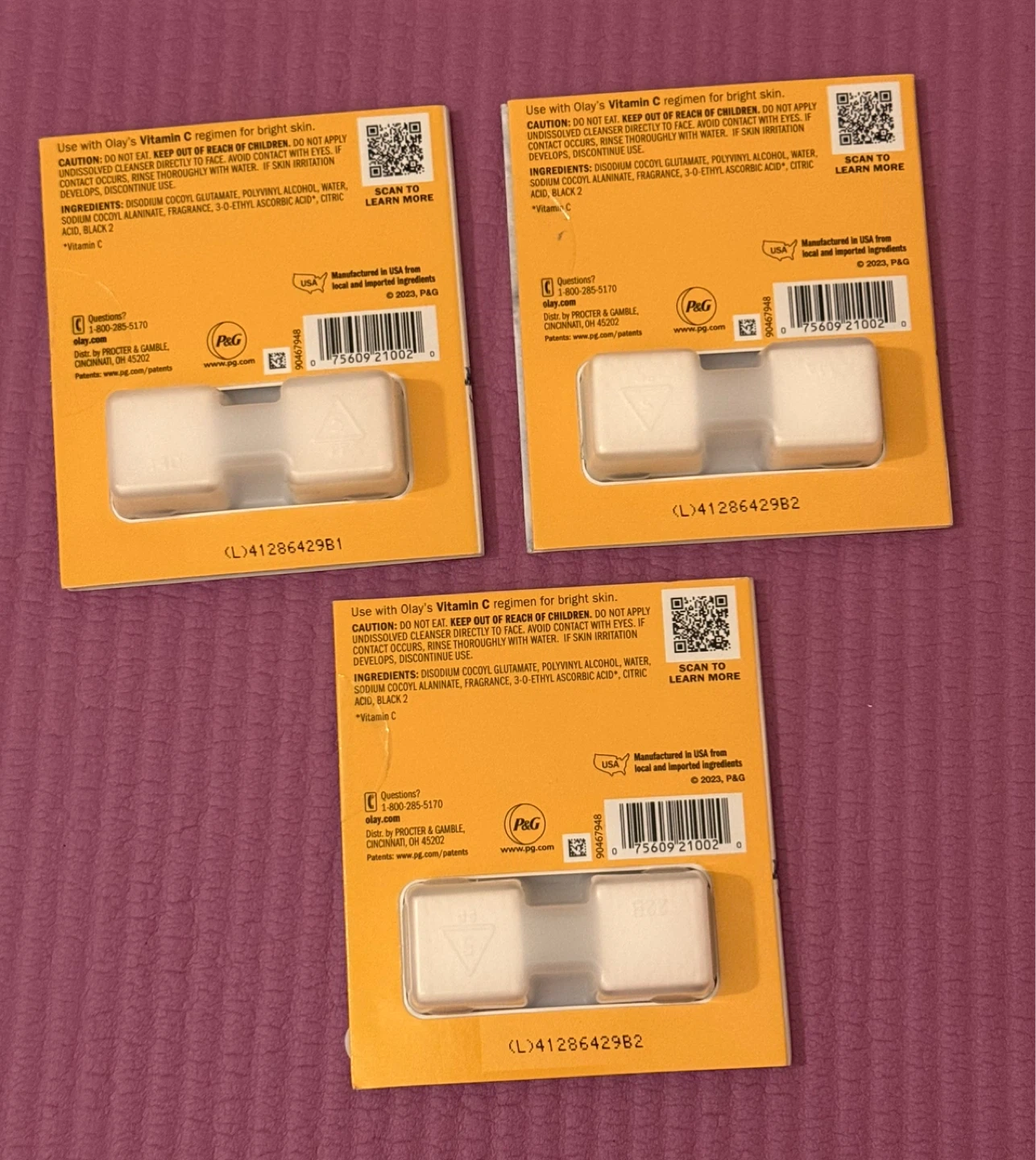 NEW✨Olay Cleansing Melts Vitamin C Daily Facial Cleanser - photo 2
