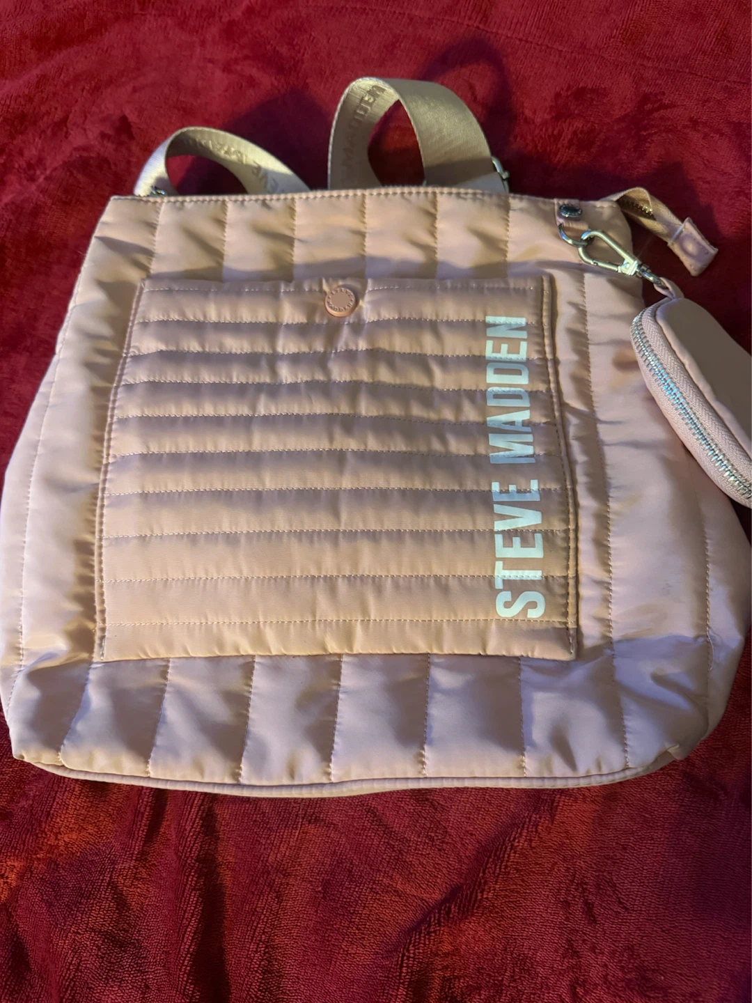 Steve Madden Quilted Pink Crossbody Bag - photo 3