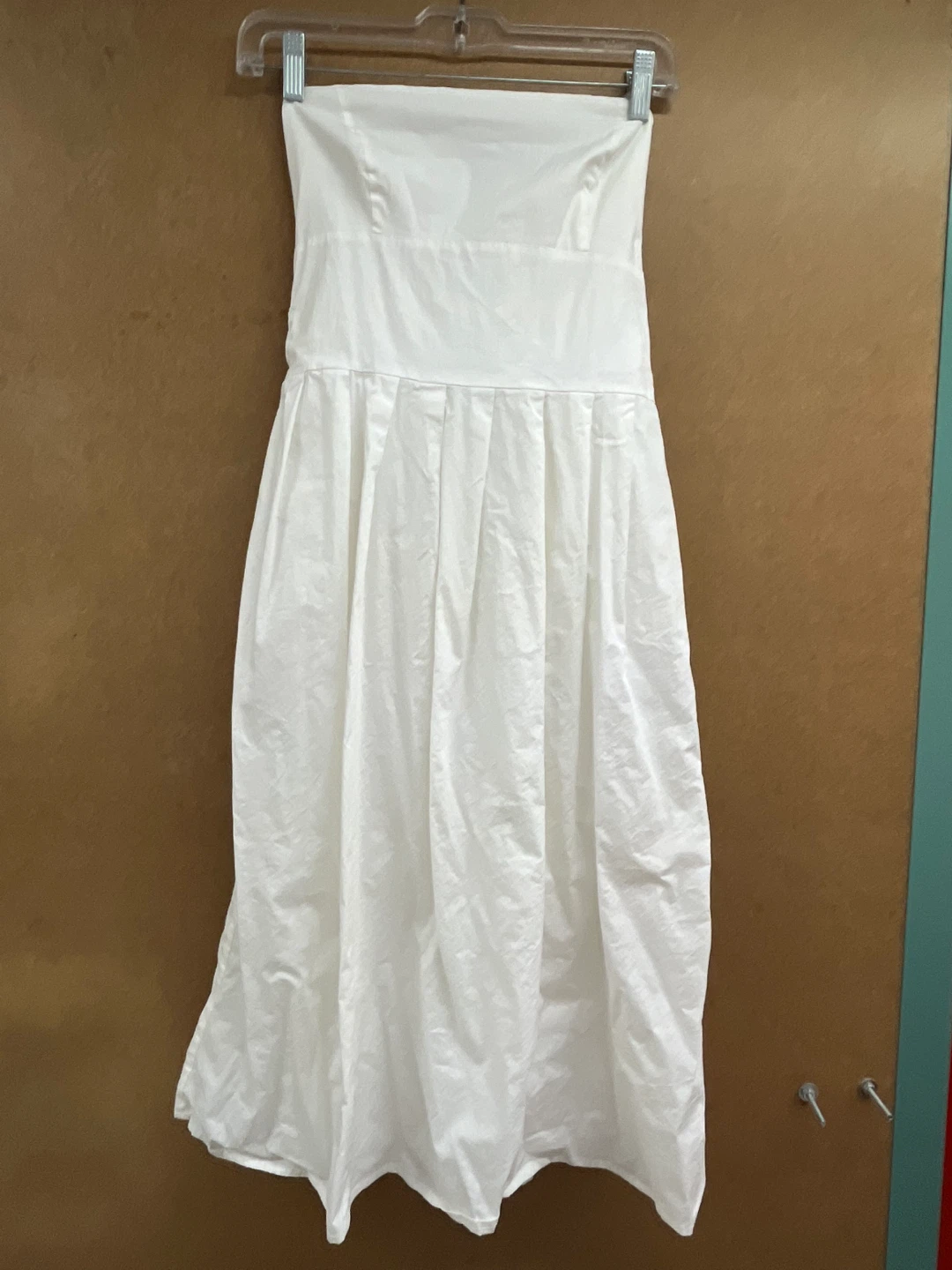 White Strapless Sundress by ZINC
