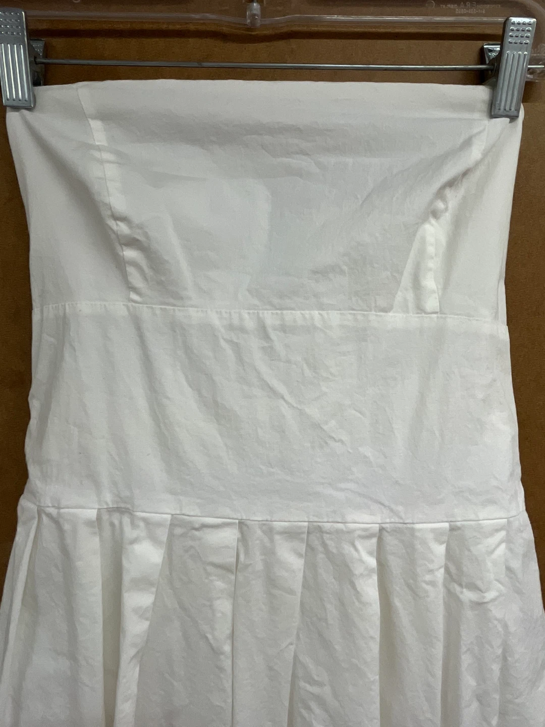 White Strapless Sundress by ZINC - photo 2