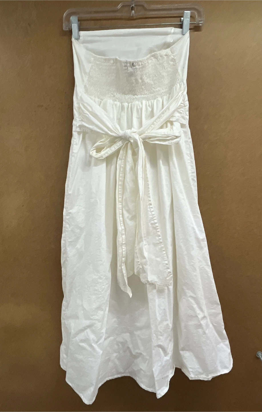 White Strapless Sundress by ZINC - photo 4