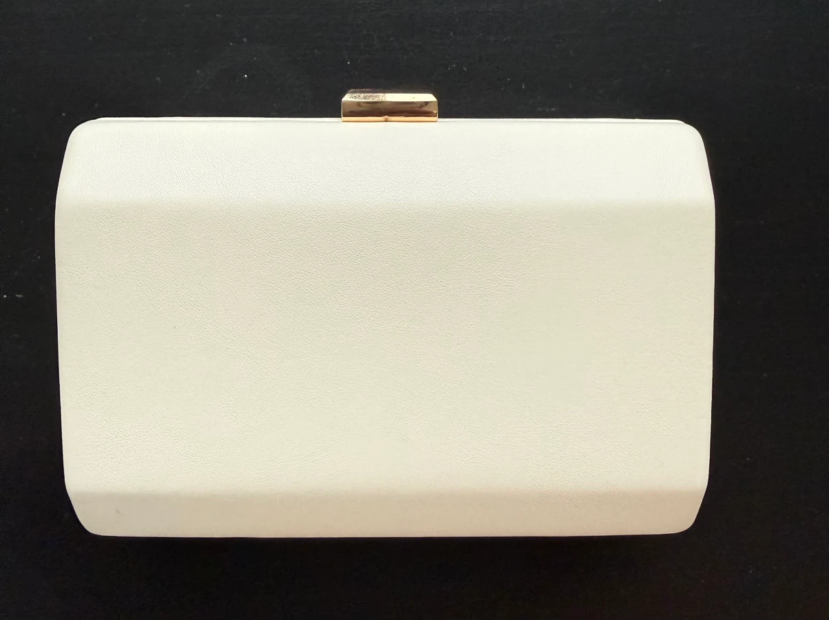 Cream White Clutch Purse