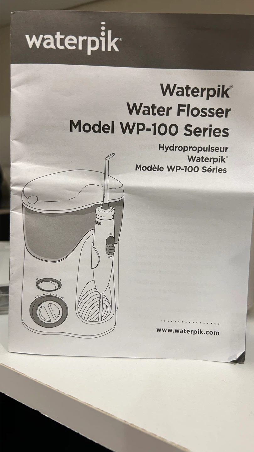 Waterpik Water Flosser Model WP-100 Series - photo 2